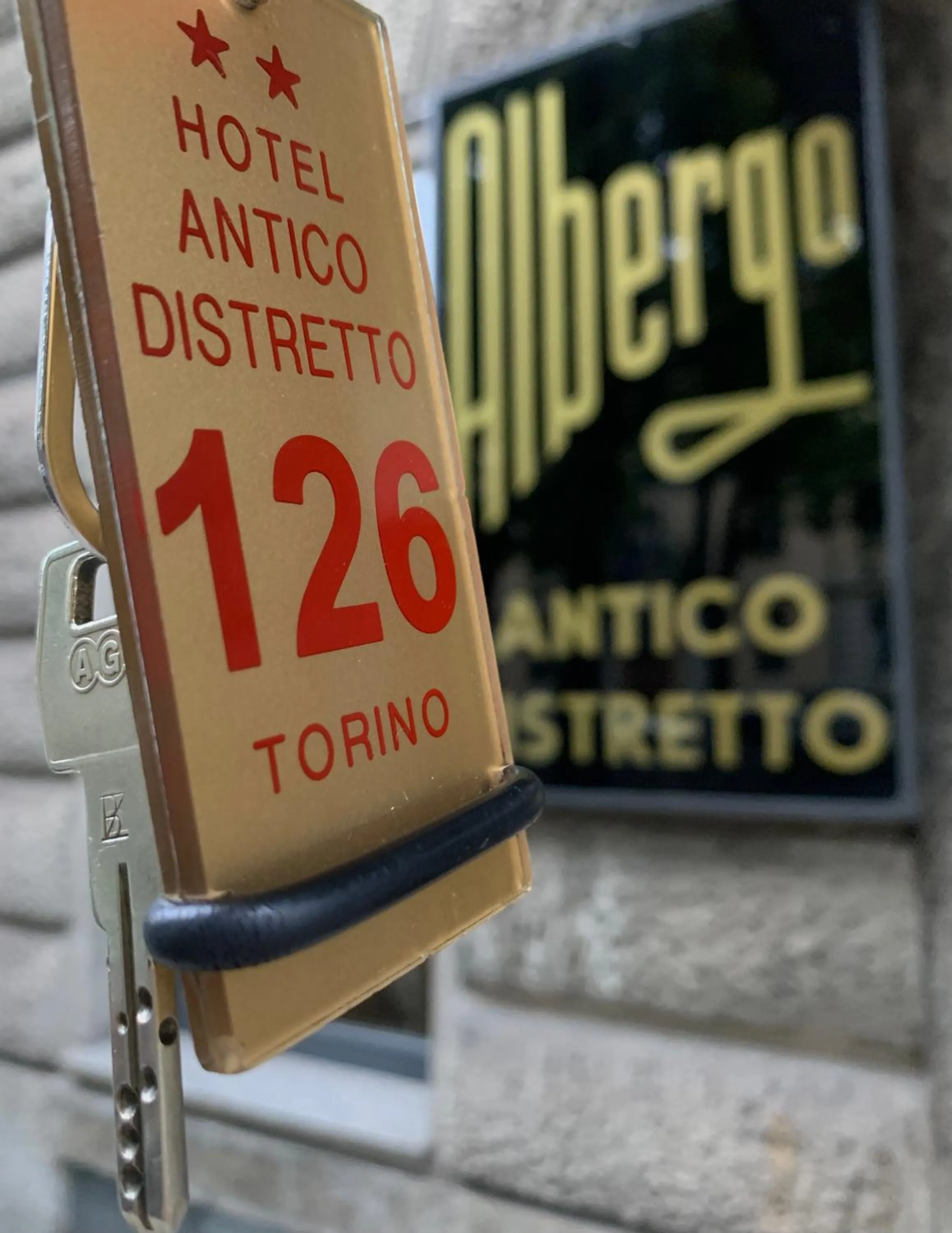 Property logo or sign in Hotel Antico Distretto