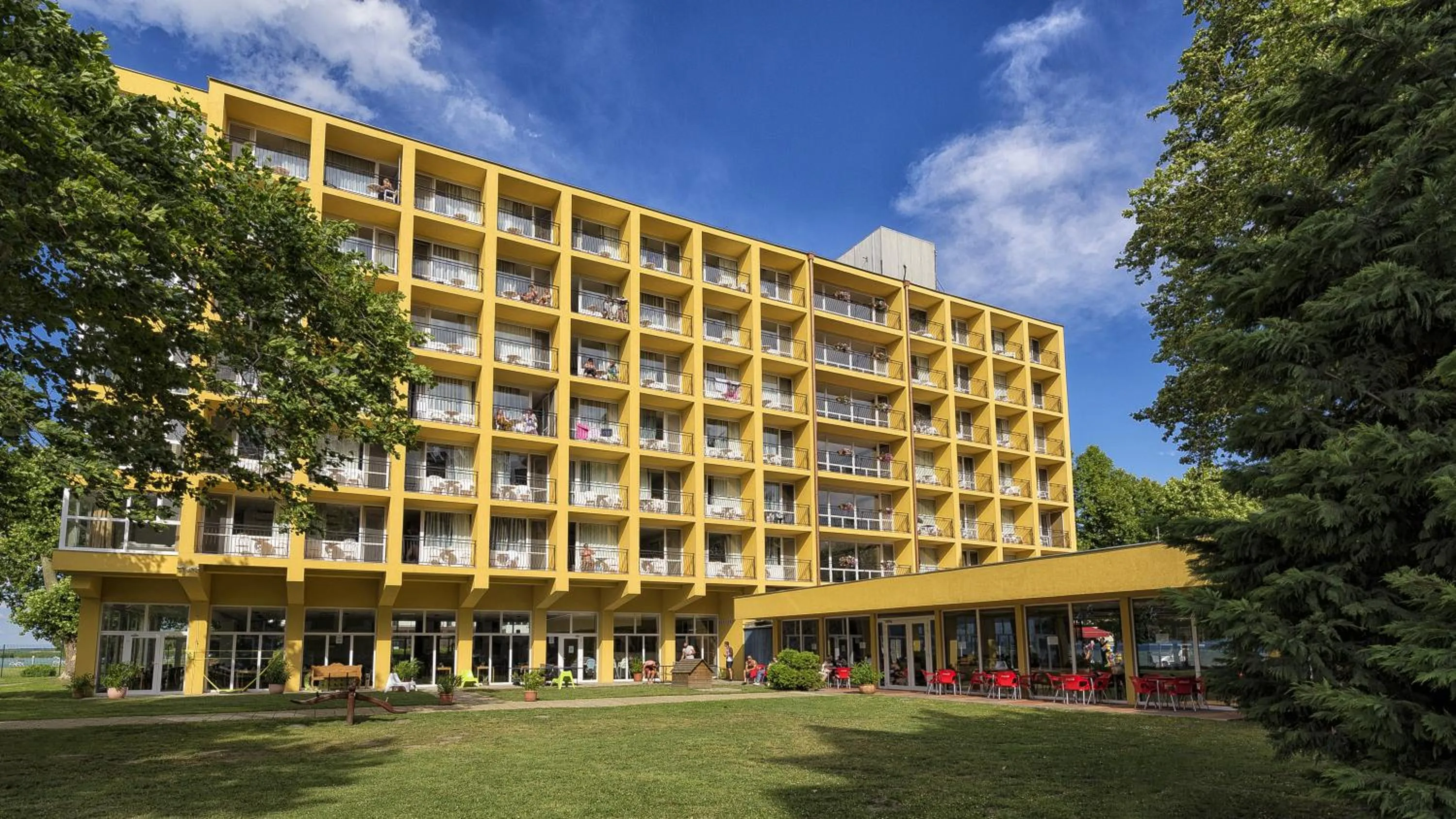 Bird's eye view in Hotel Lido