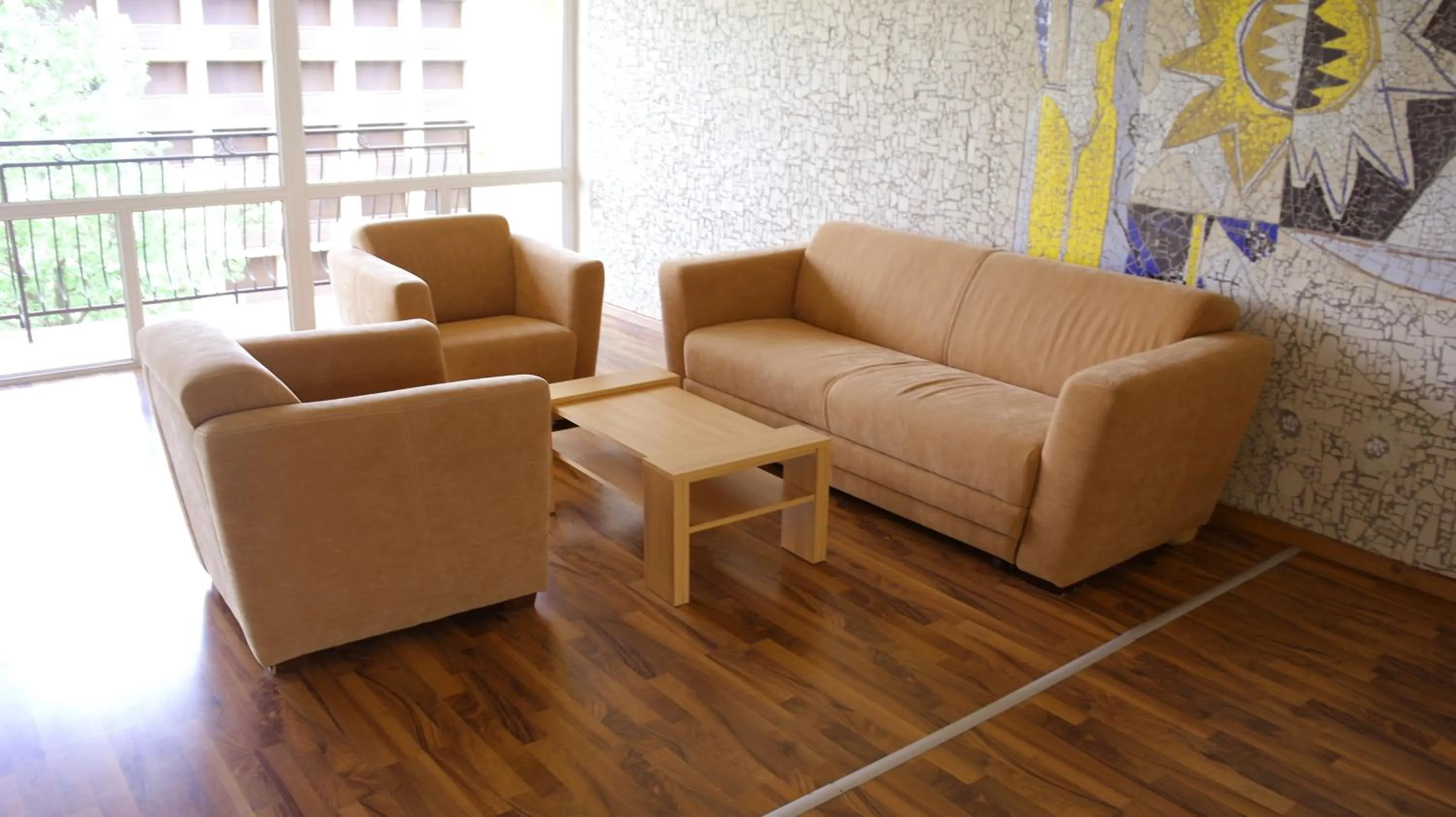 Communal lounge/ TV room in Hotel Lido