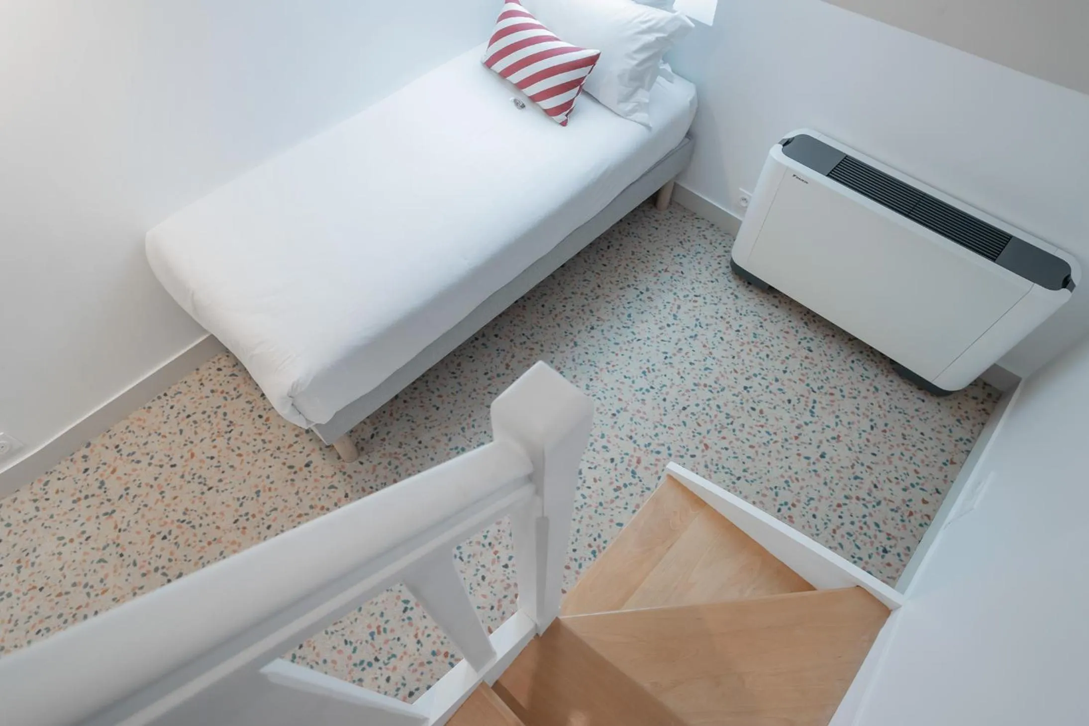 Bed in Trendy Canettes Hotel