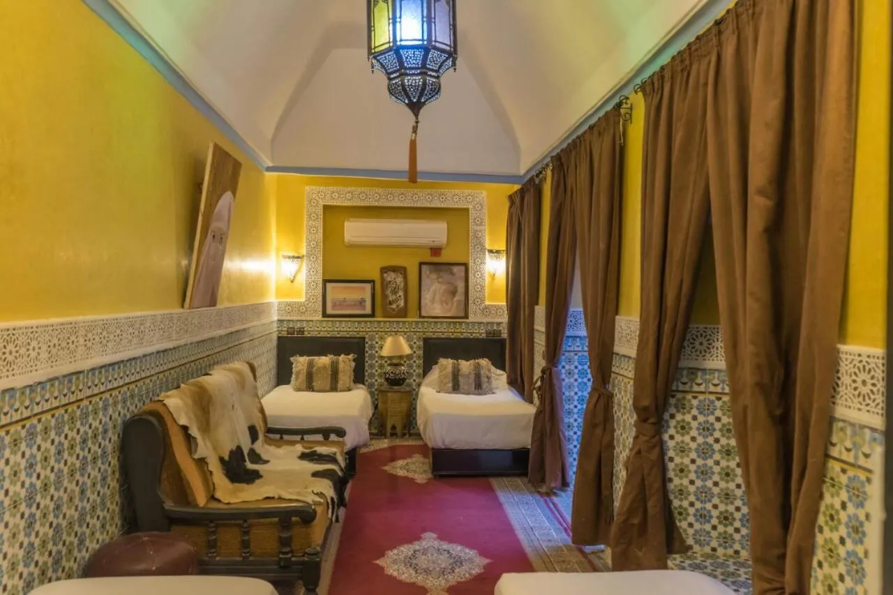 Bed in Riad Sidi Omar