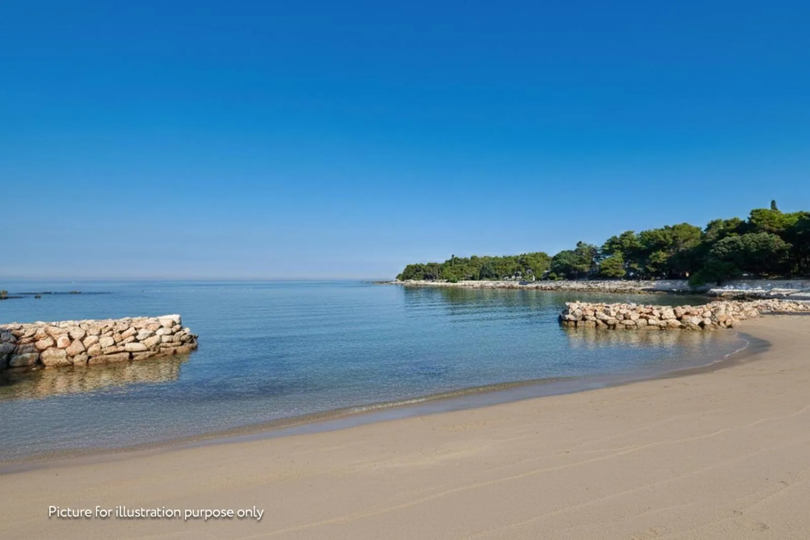 Beach in Residence Garden Istra Plava Laguna