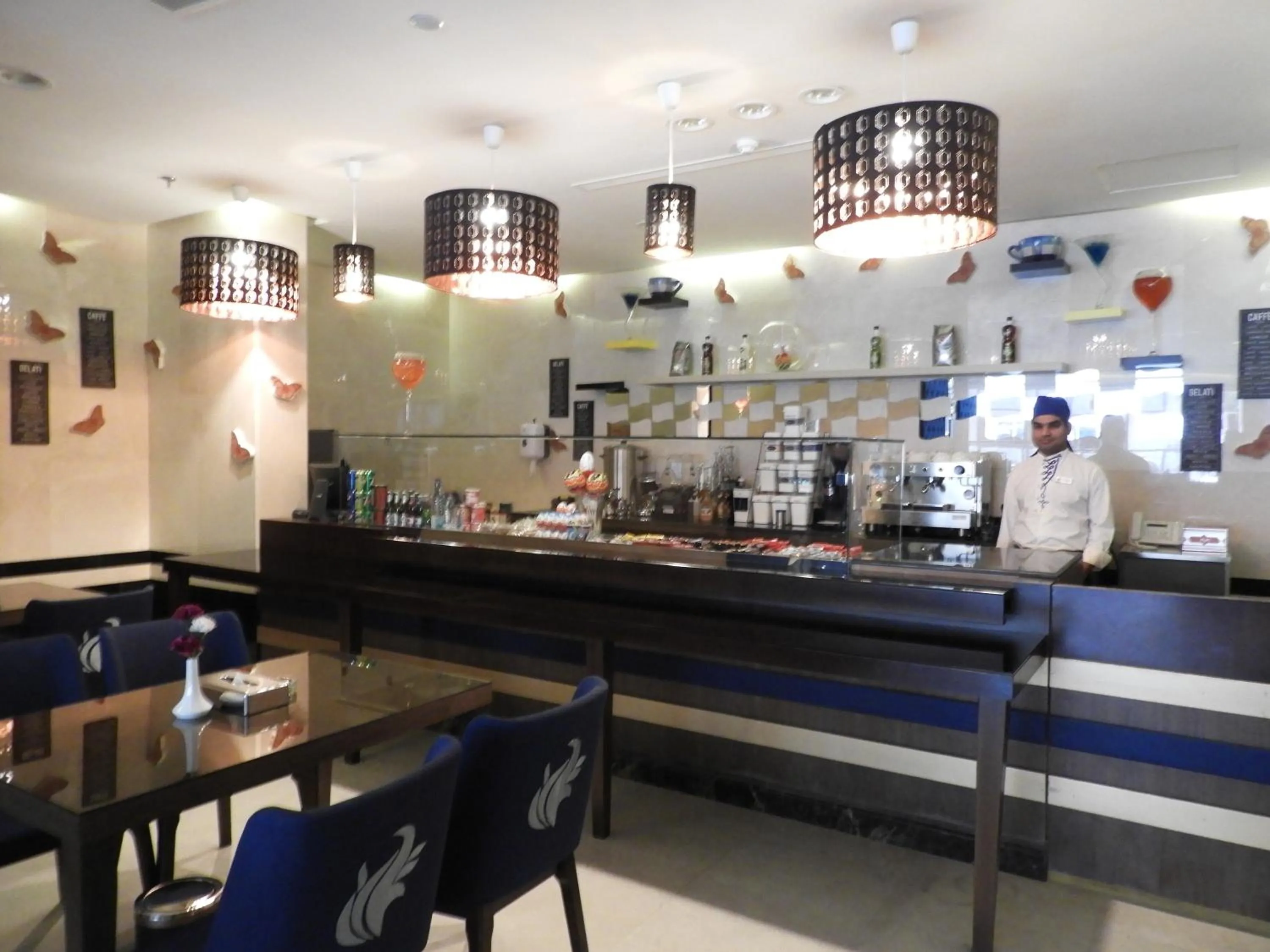Restaurant/places to eat in Swiss Blue serviced Apartments- Al Zahra