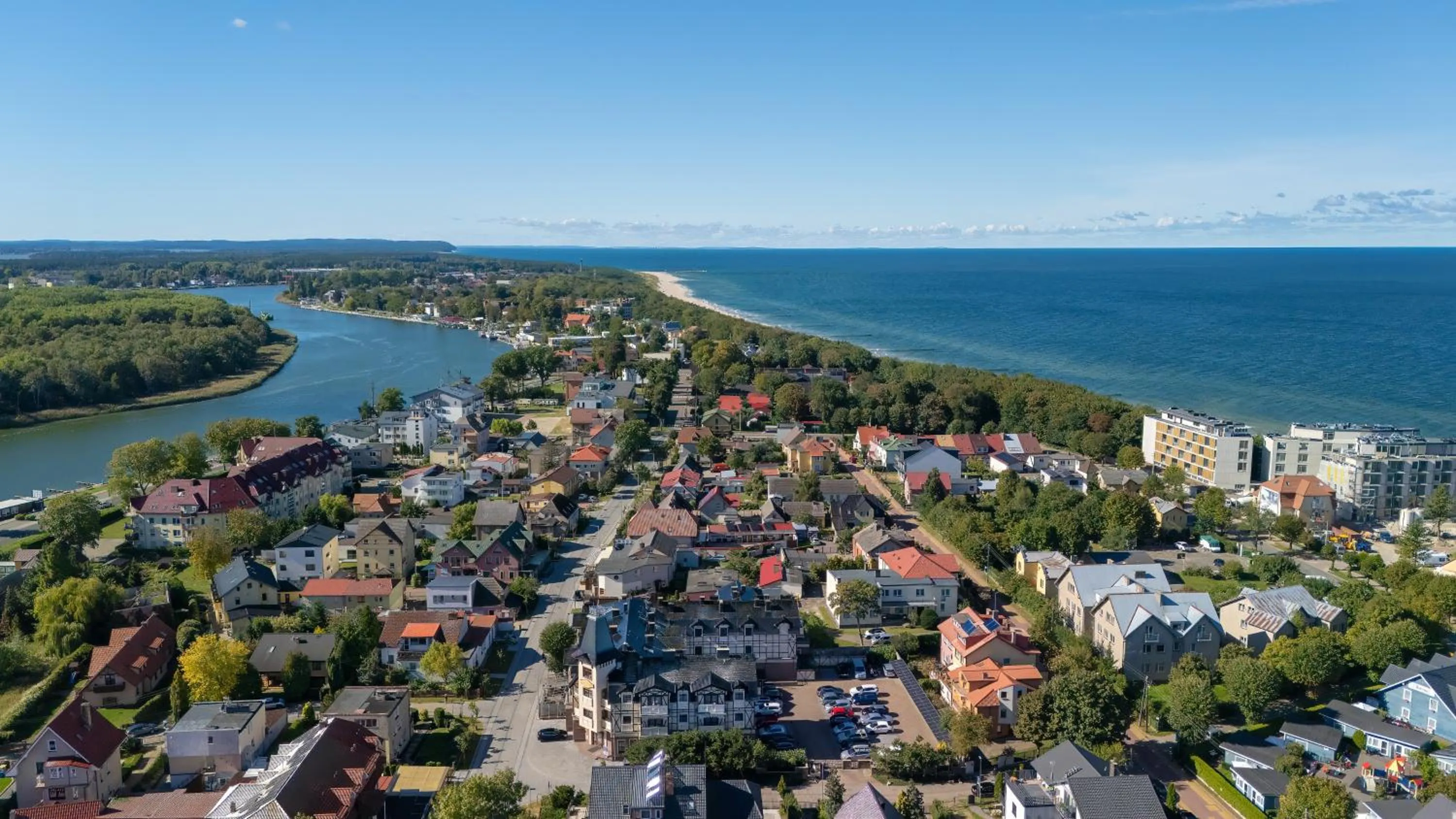 Bird's eye view in Hotel&Spa Stary Dziwnów basen swimming pool