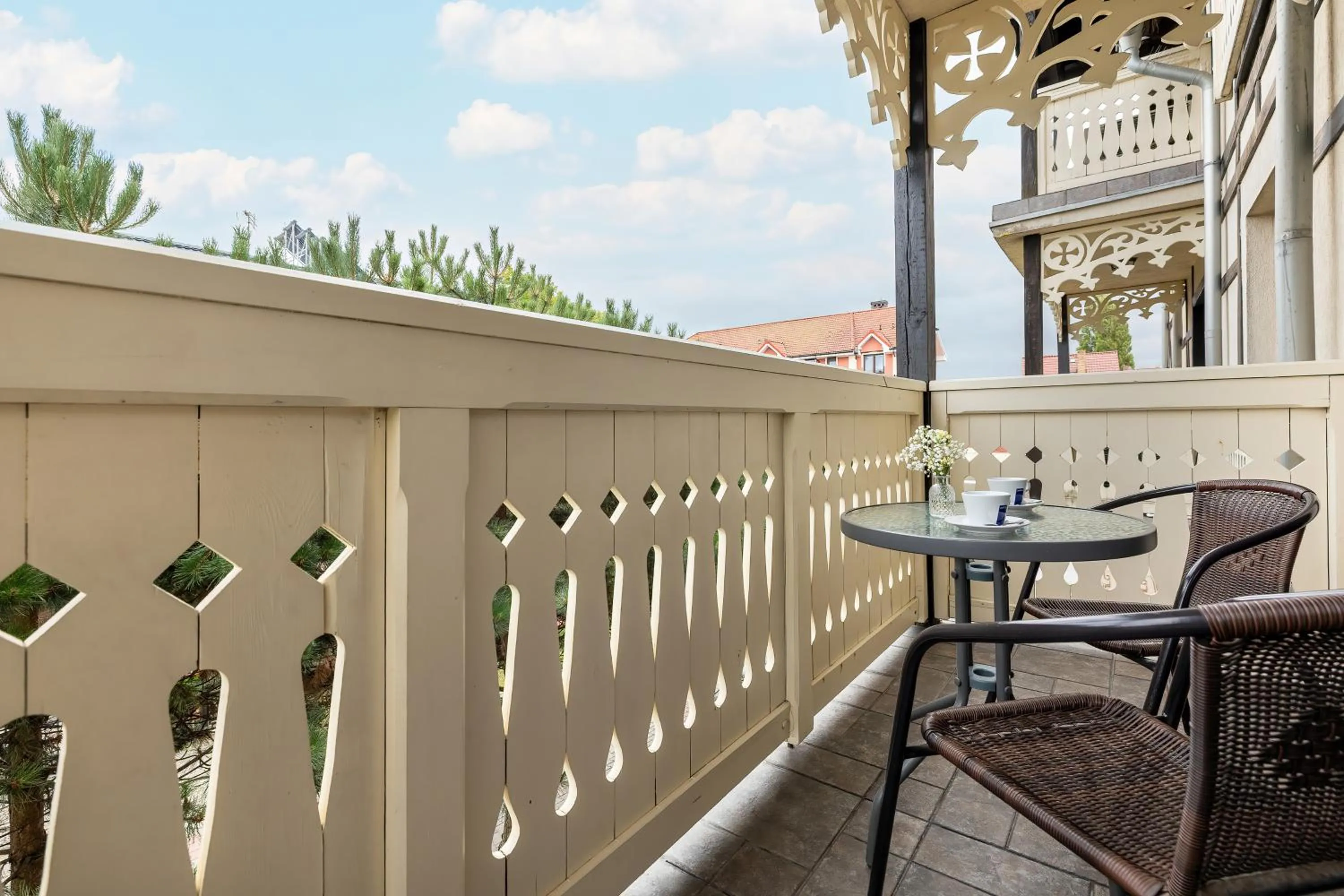 Balcony/Terrace in Hotel&Spa Stary Dziwnów basen swimming pool