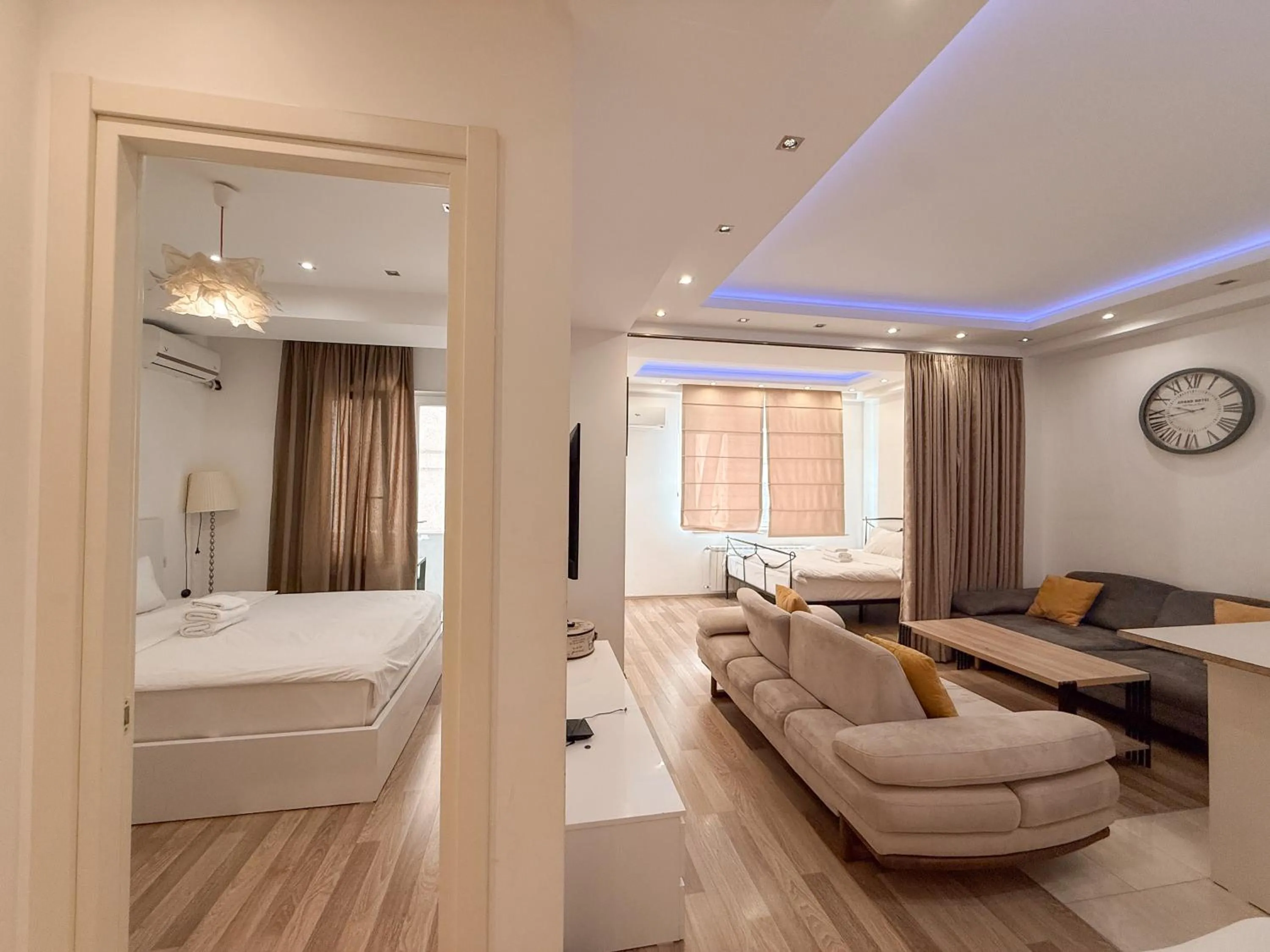 Bed in Super Luxury Apartments