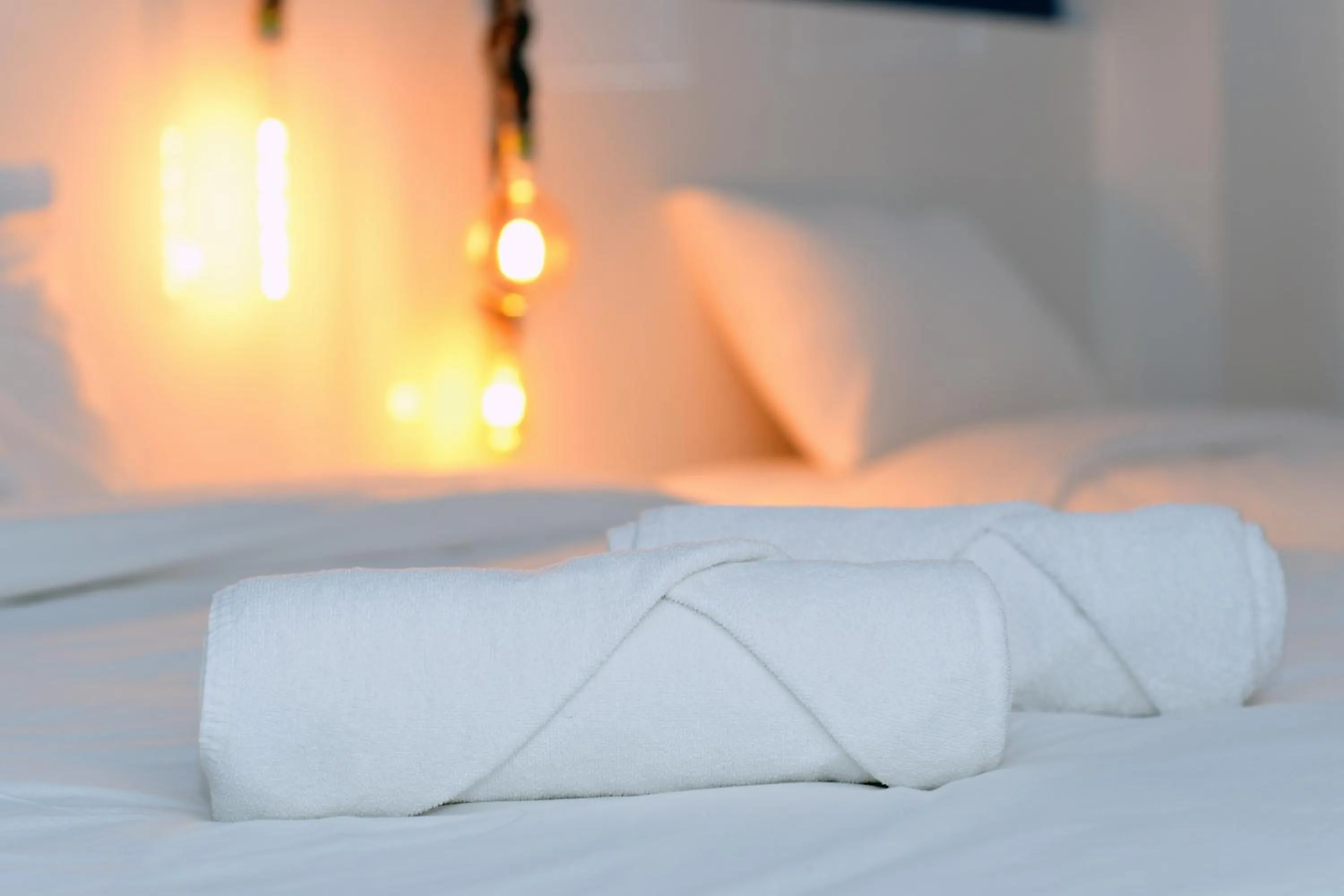 Decorative detail, Bed in Super Luxury Apartments