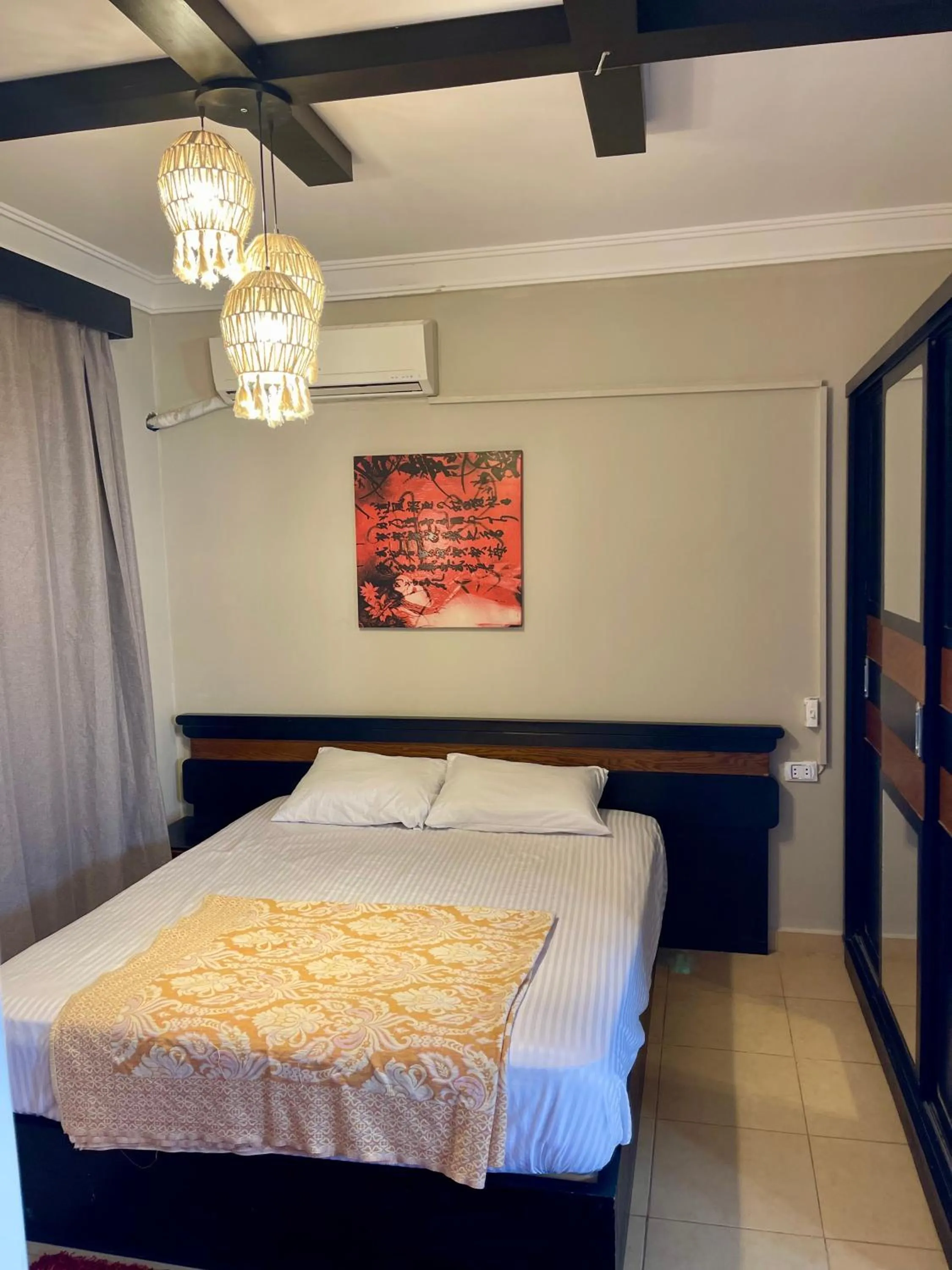 Bed in Chalet in Bluebay Asia Resort Ain Sokhna