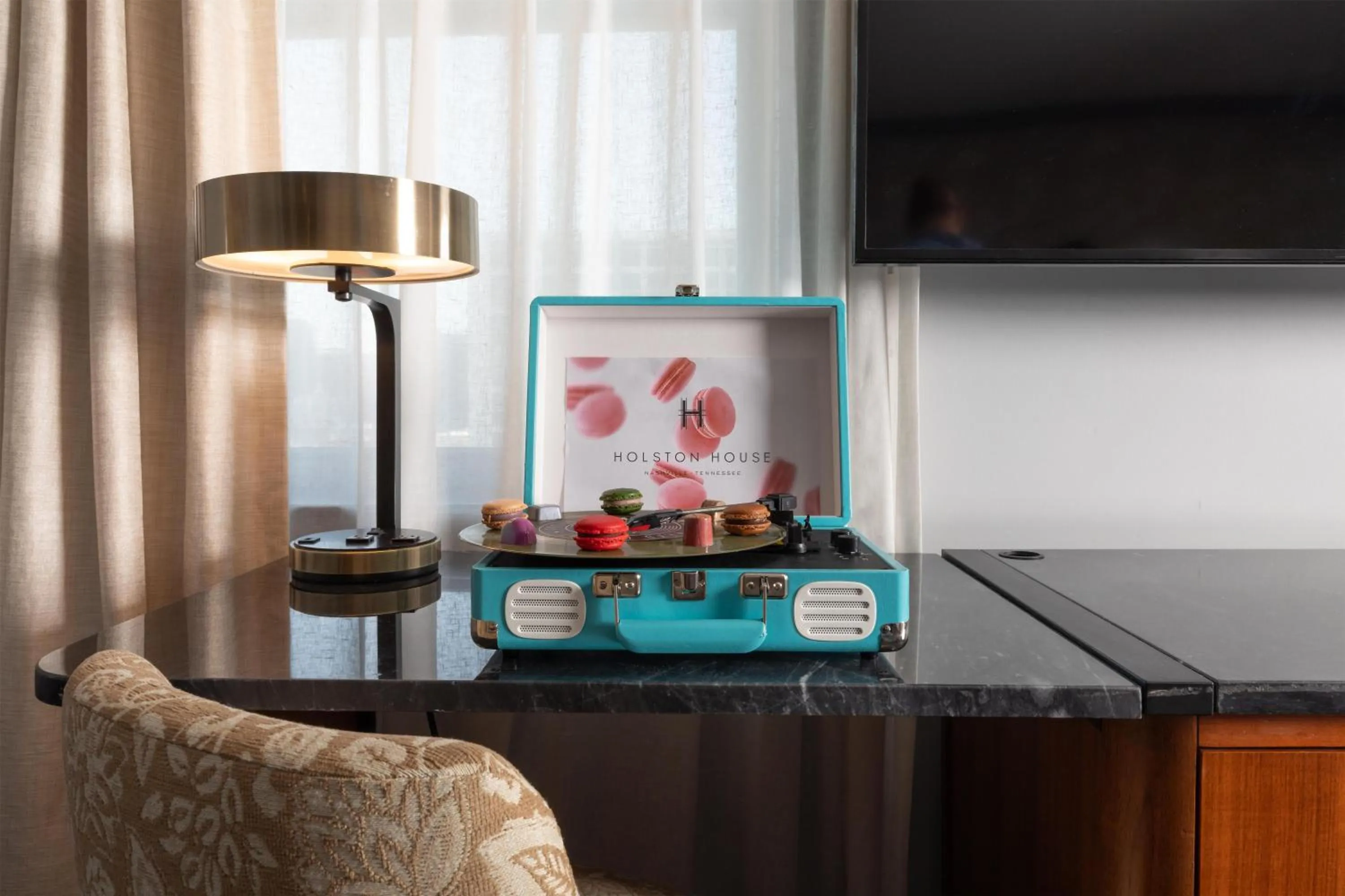 Bedroom in Holston House Nashville, in The Unbound Collection by Hyatt