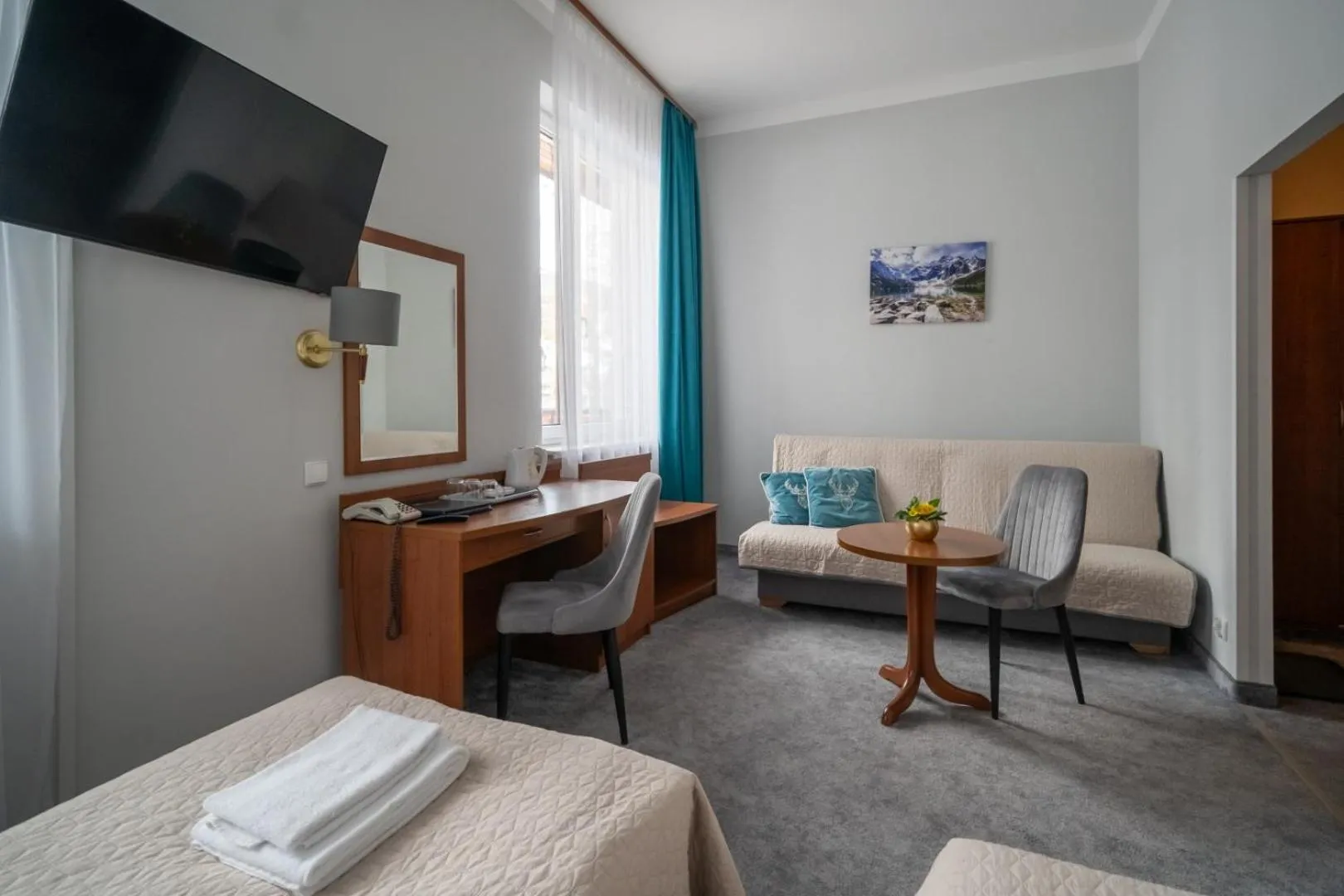 Bed in Zespół Dolina Białego - Pensjonat Telimena