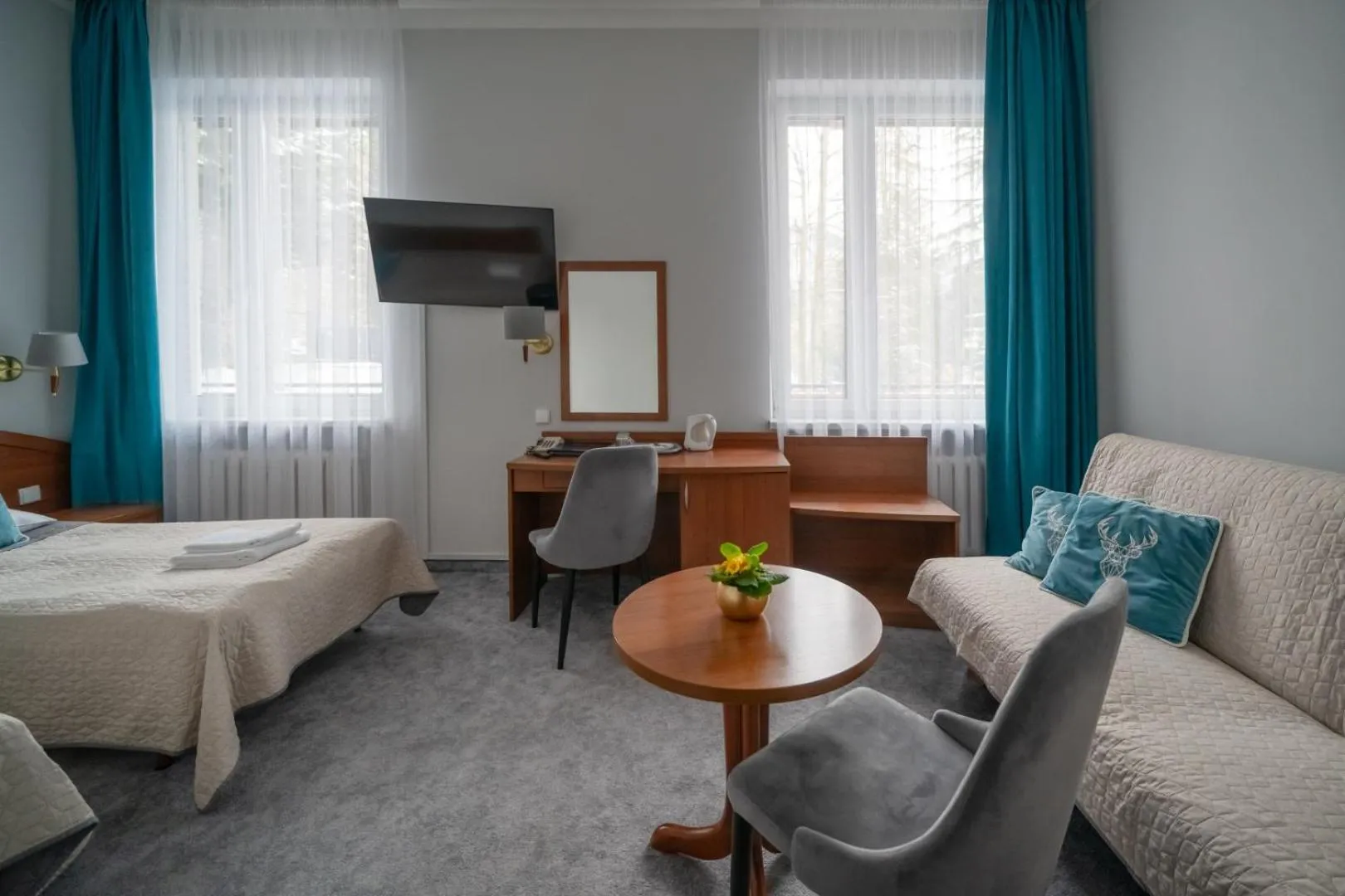 Bed in Zespół Dolina Białego - Pensjonat Telimena