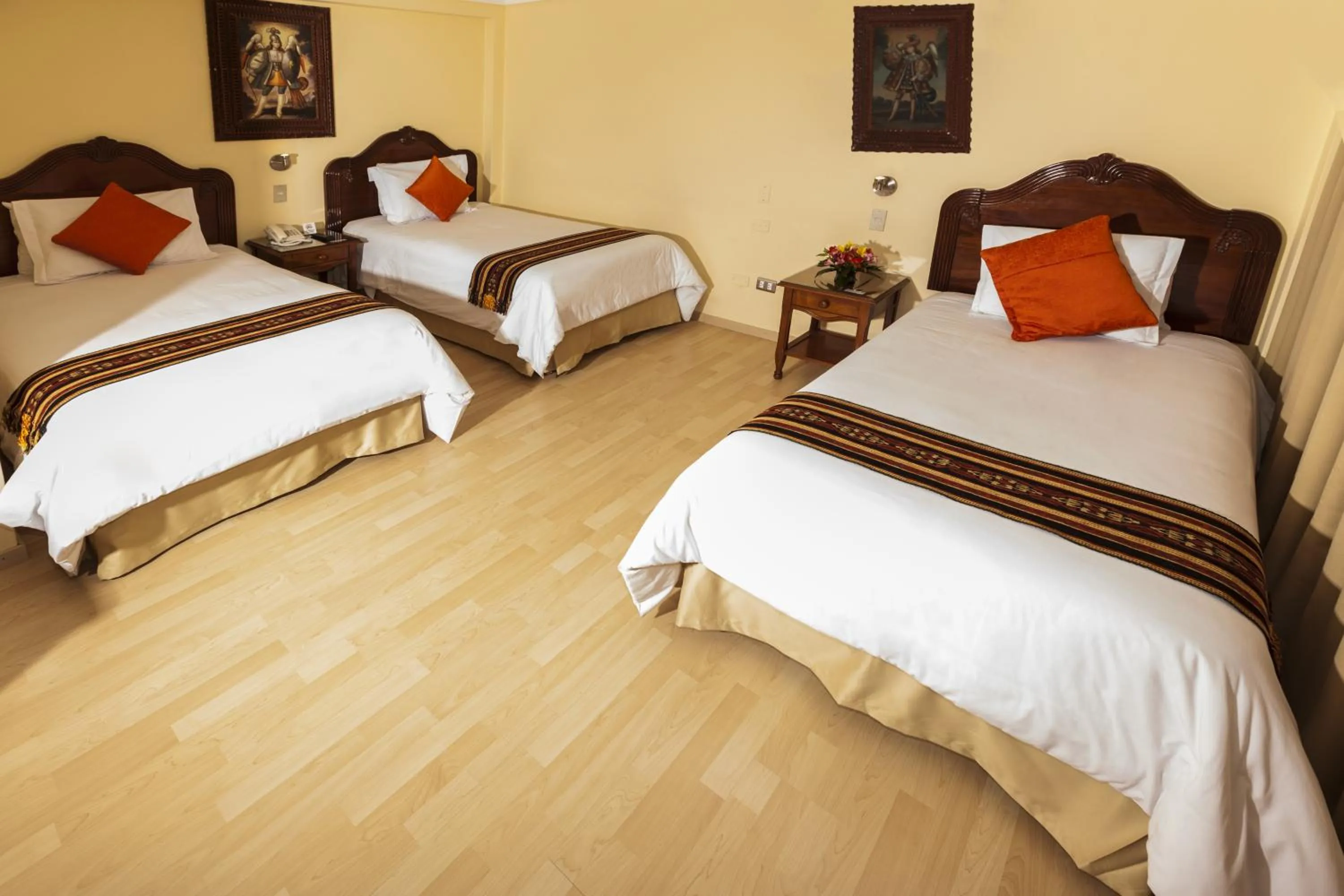 Bed in Hotel Agustos Cusco