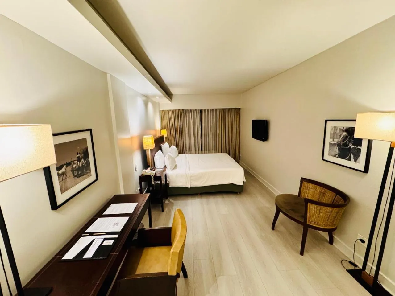 Seating area, Bed in Libertad Hotel Buenos Aires