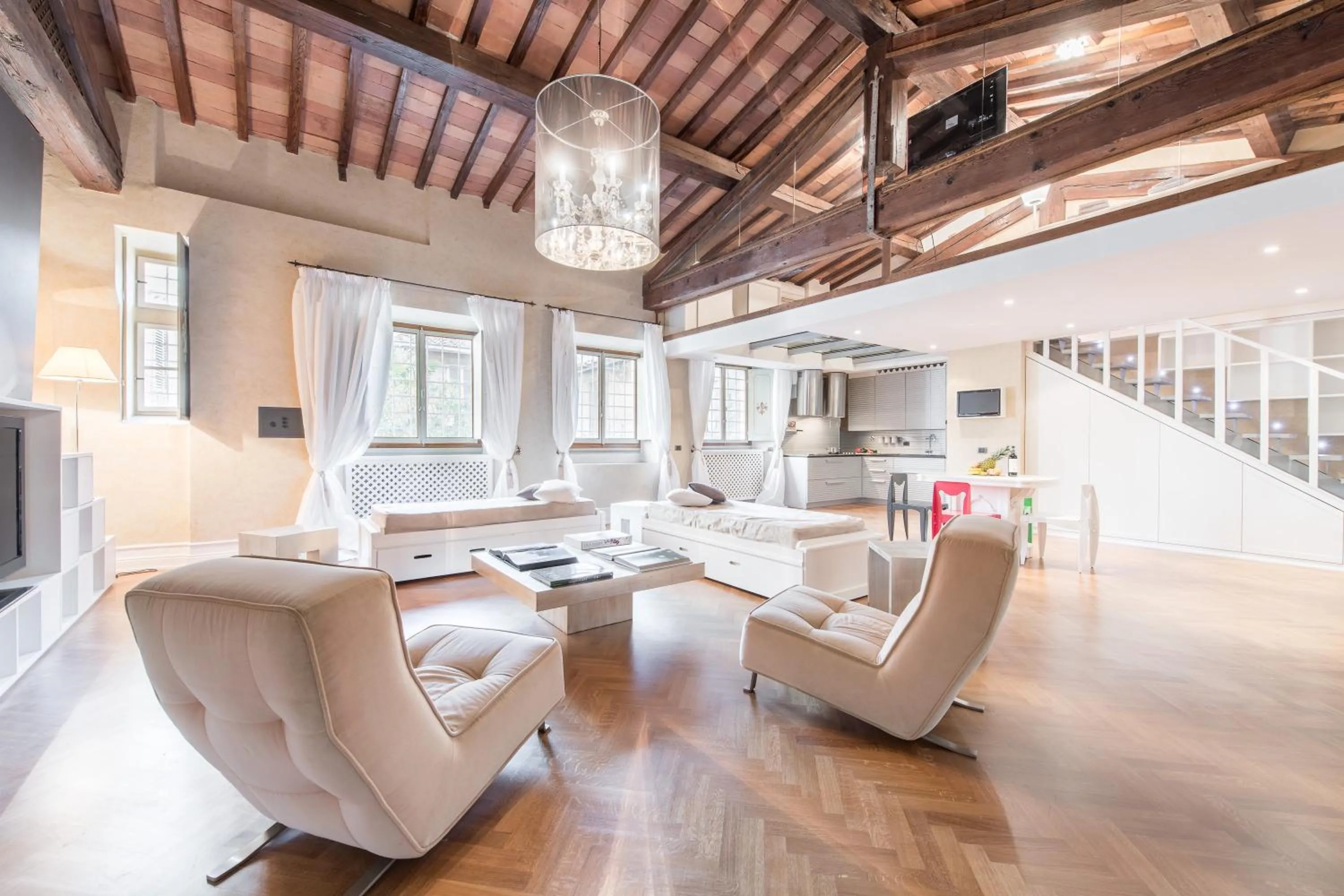 TV and multimedia in Duomo Luxury Loft by Mmega