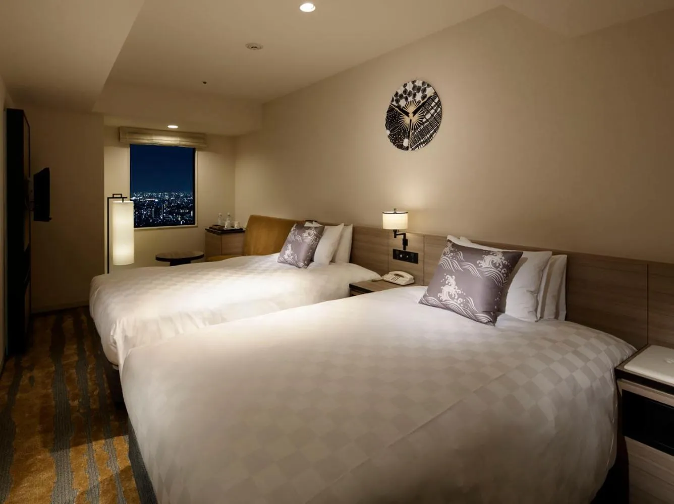 Bed in Sunshine City Prince Hotel Ikebukuro Tokyo