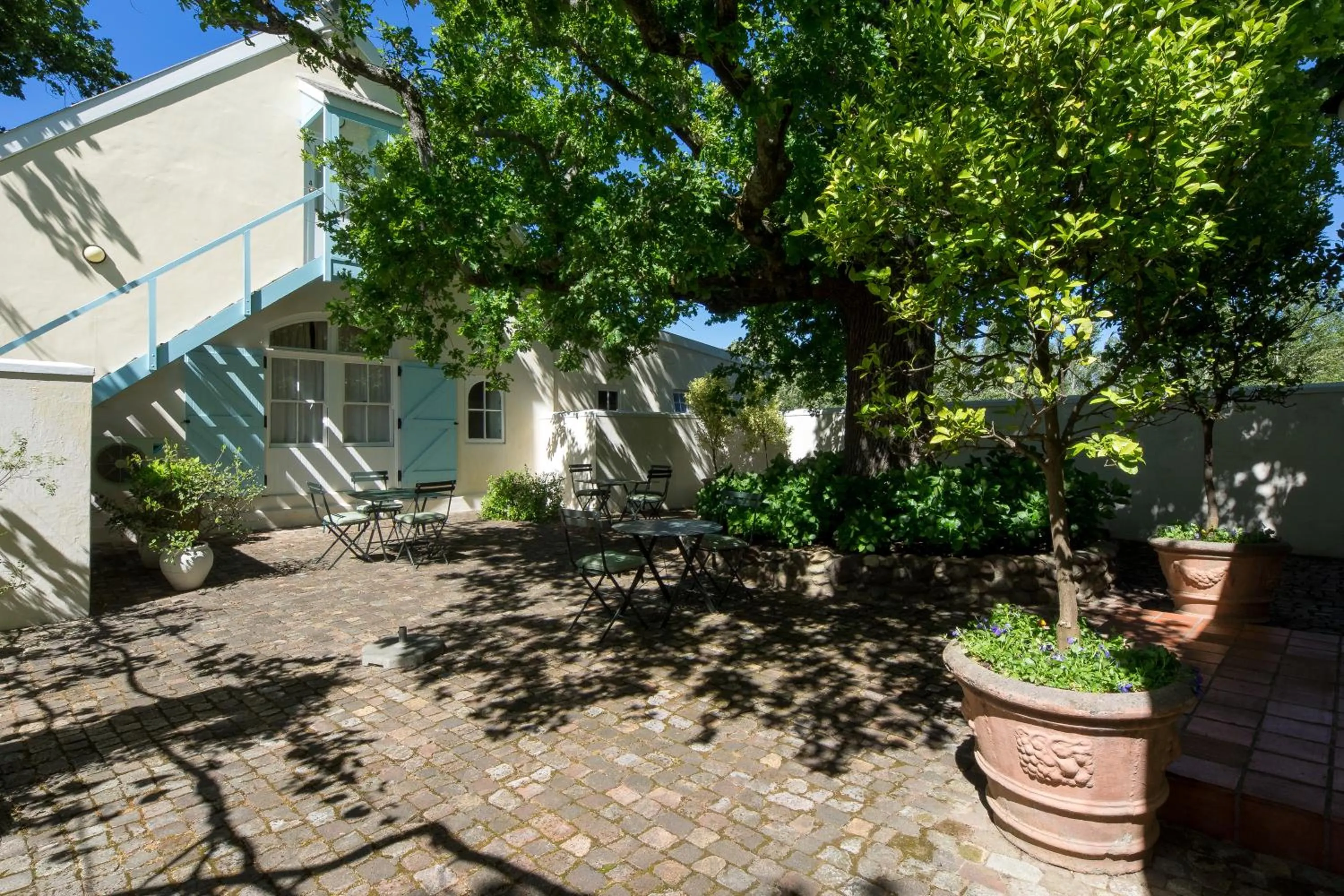 Garden in Auberge Clermont