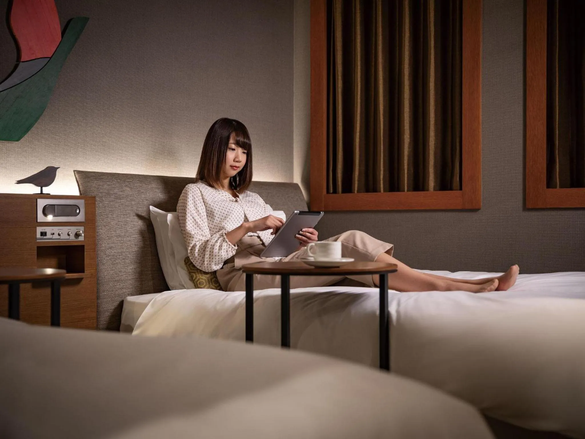 People, Bed in Hotel JAL City Haneda Tokyo