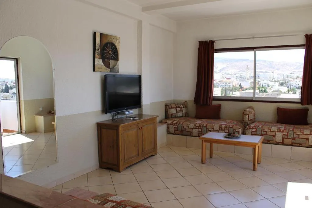 Communal lounge/ TV room in Studiotel Afoud