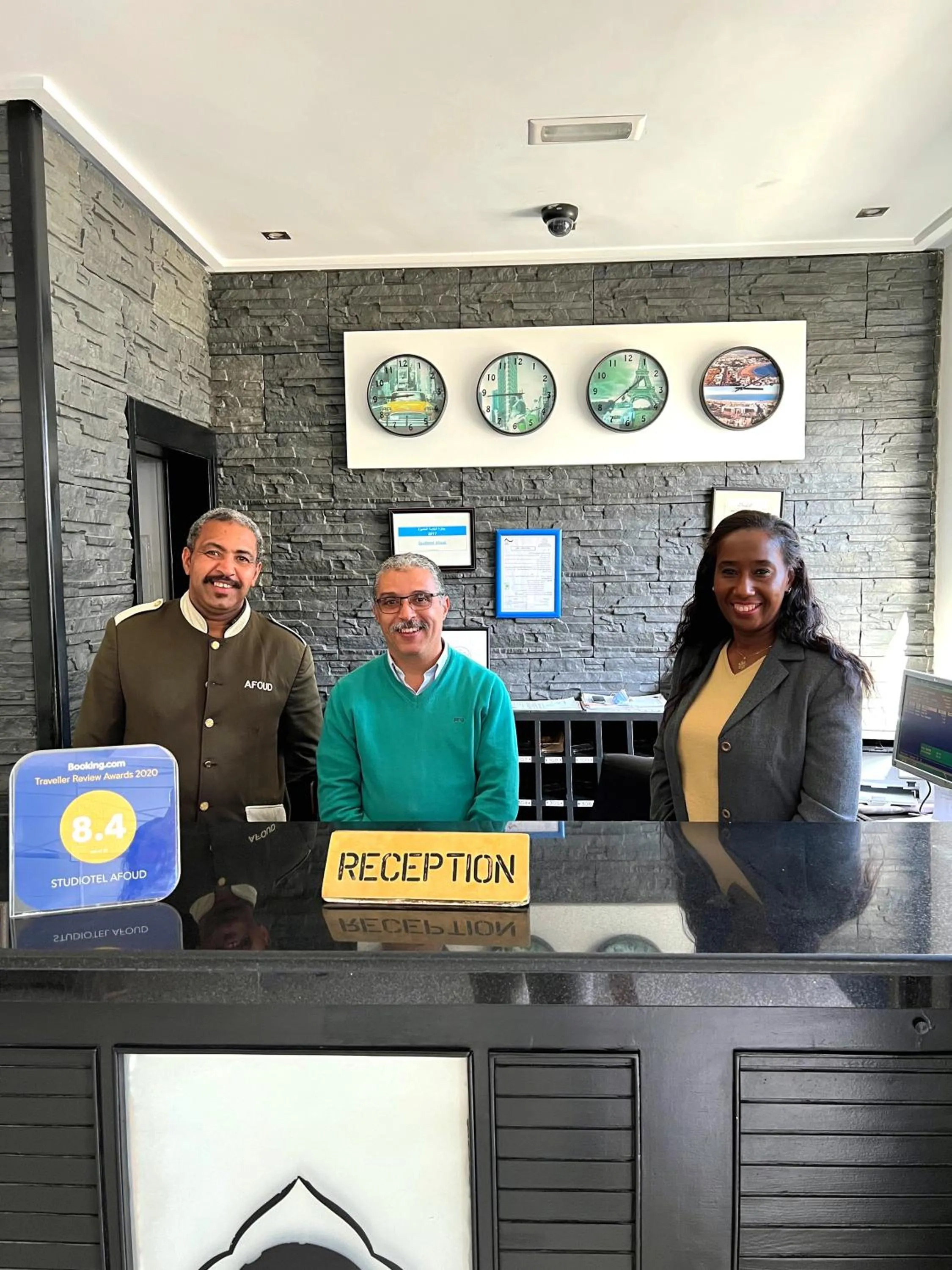 Staff in Studiotel Afoud