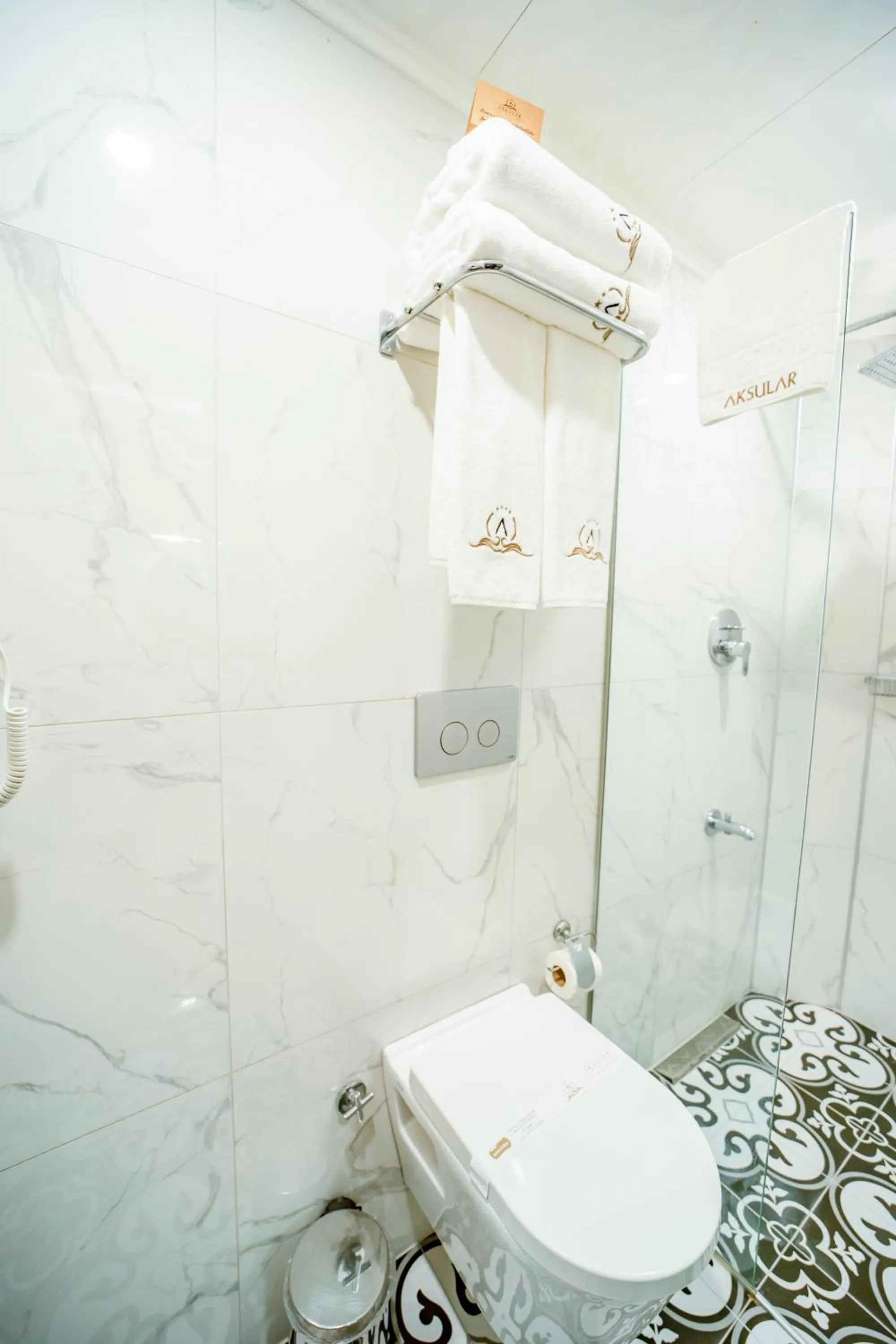 Shower in Aksular Hotel