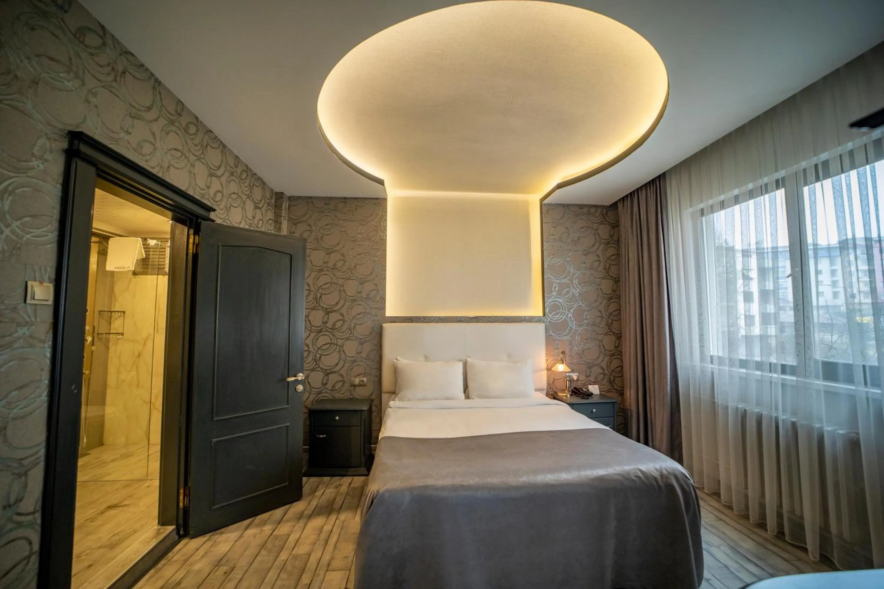 Bed in Aksular Hotel