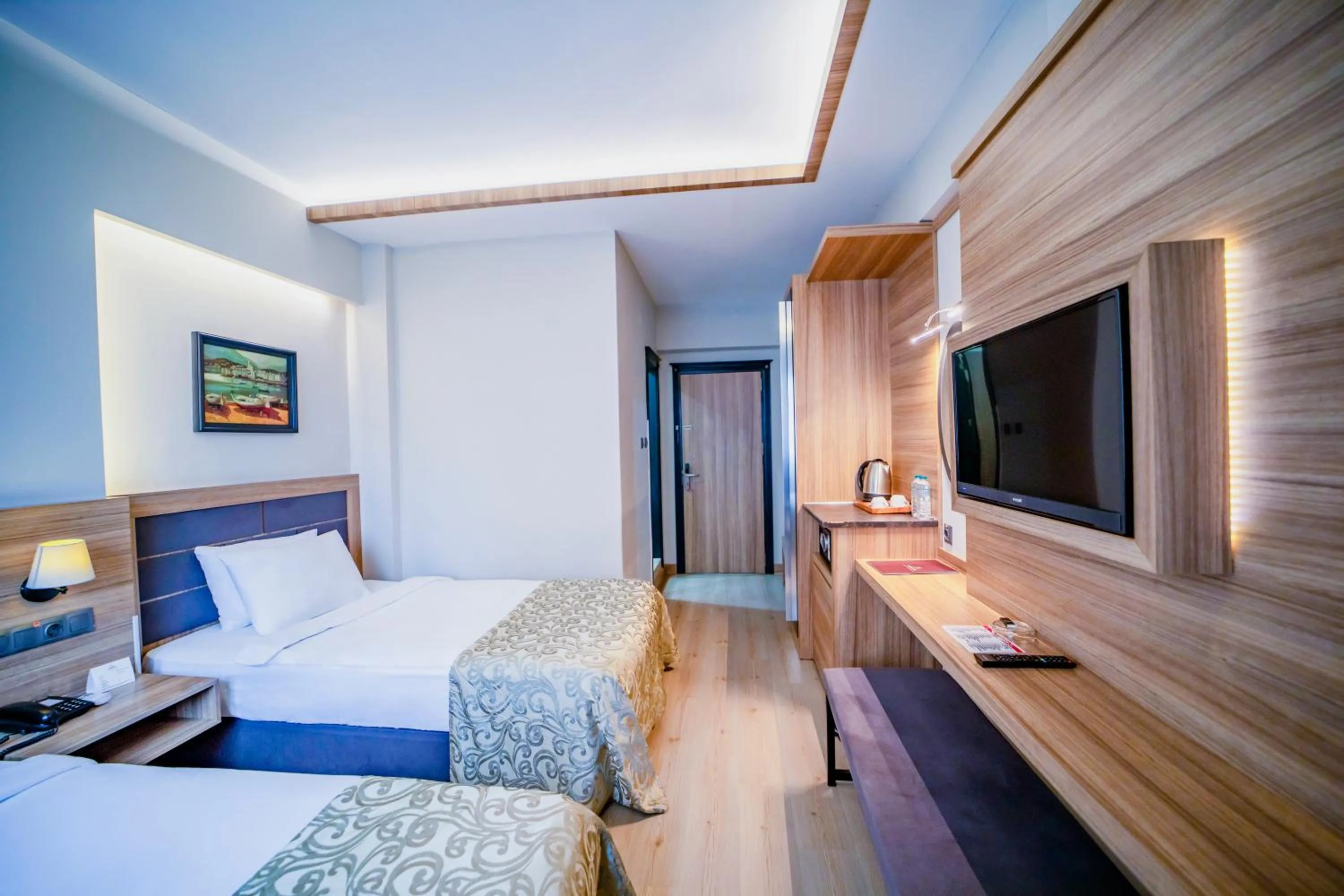 Bed in Aksular Hotel