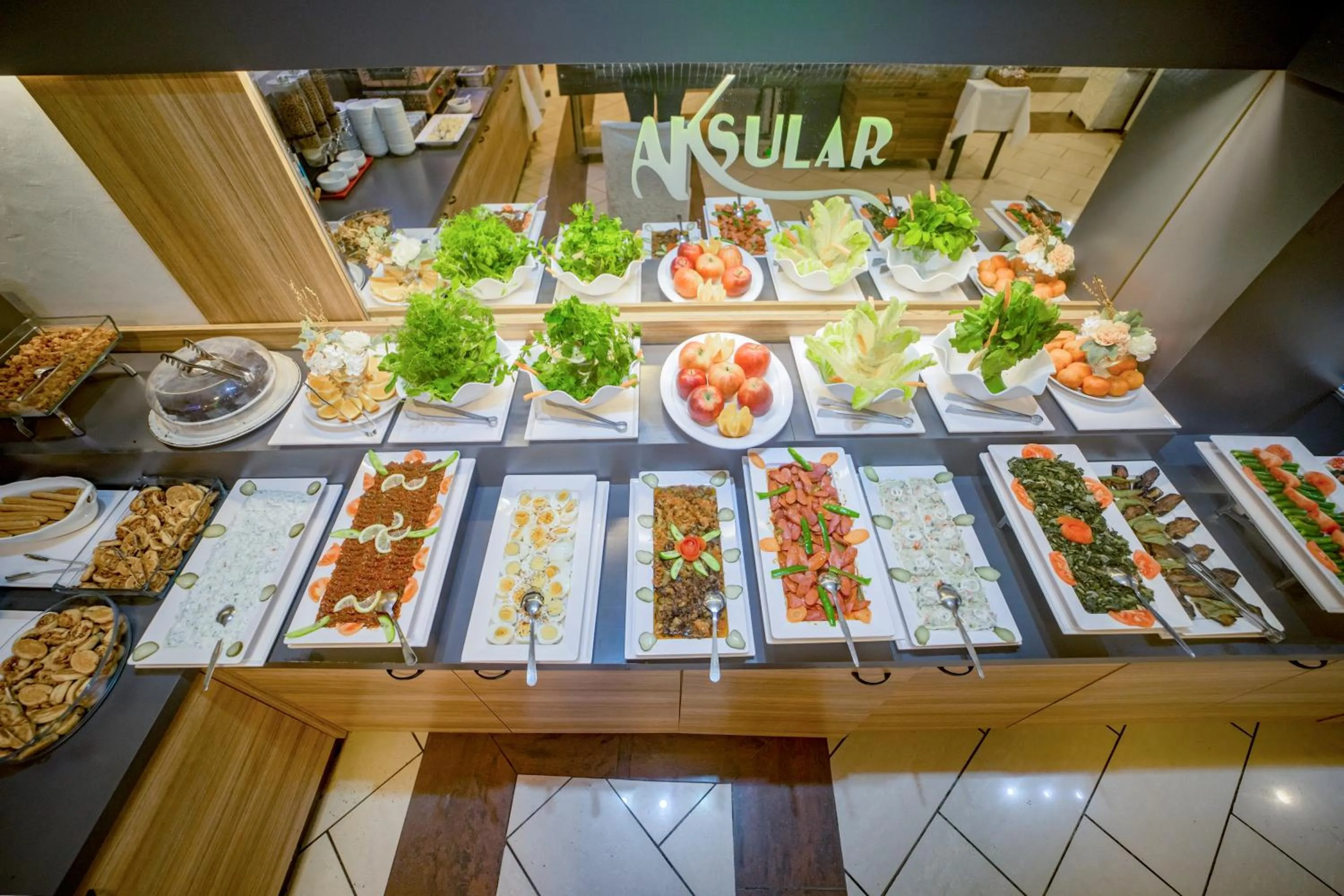 Food and drinks in Aksular Hotel