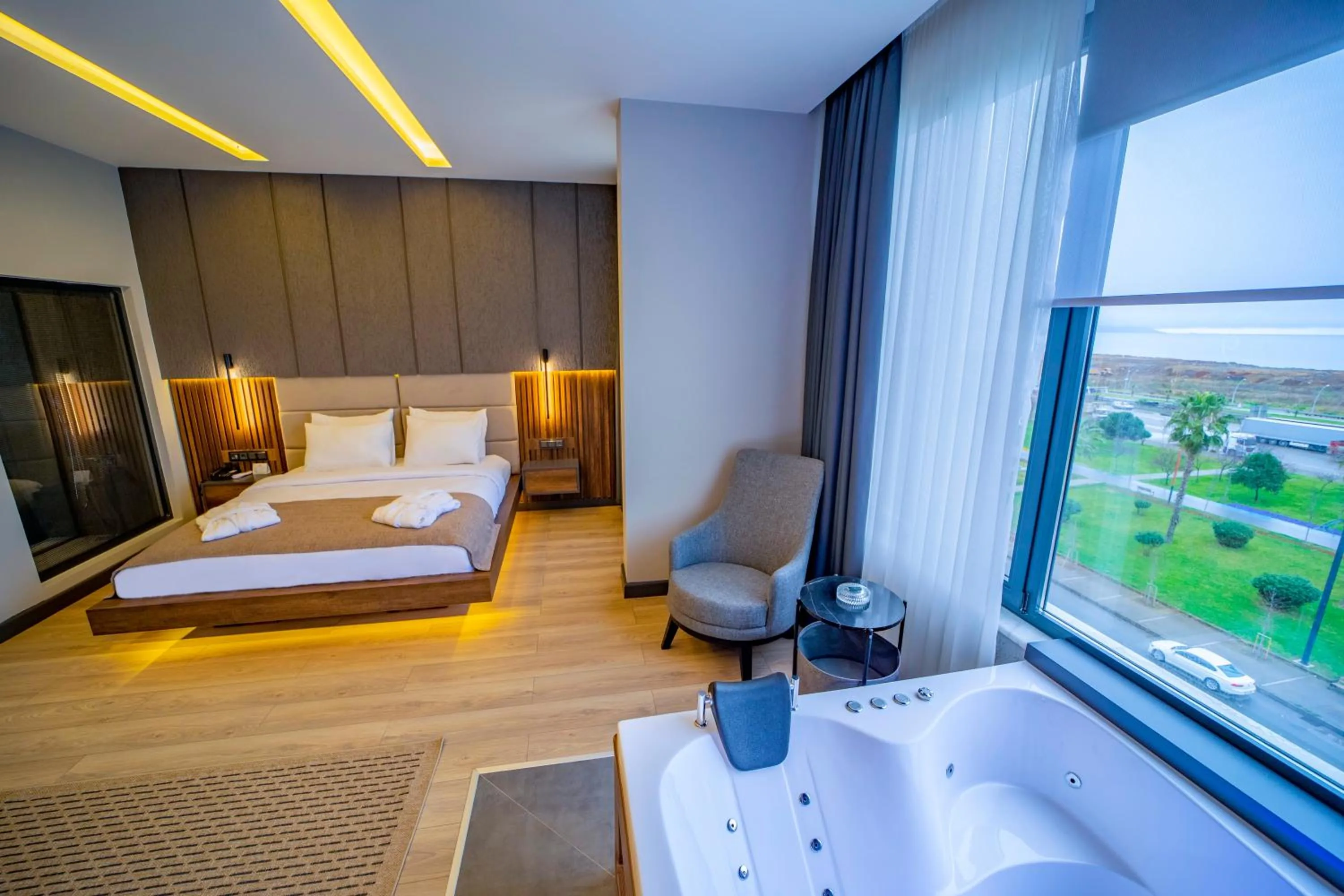 Natural landscape, Bed in Aksular Hotel