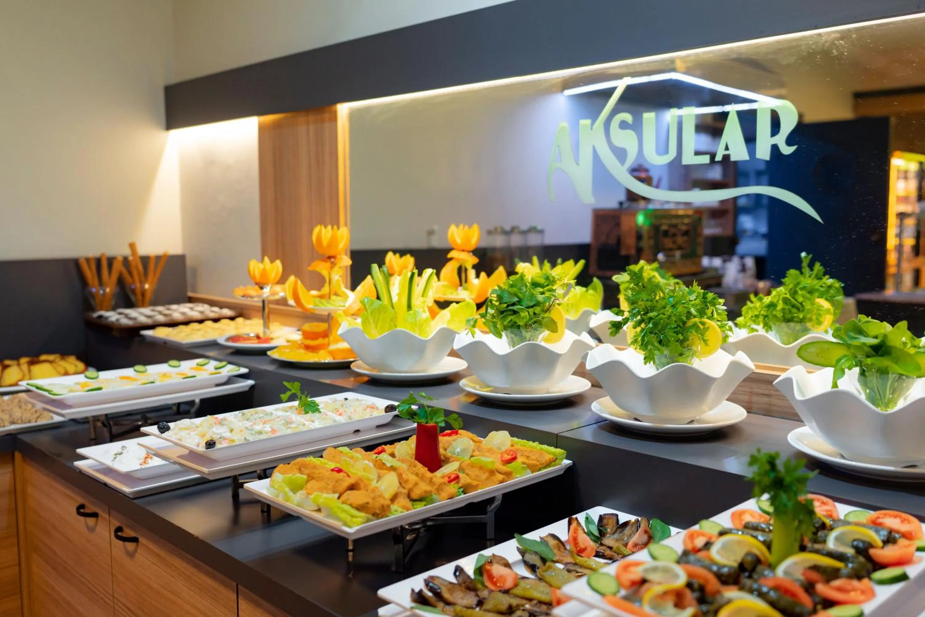 Food in Aksular Hotel