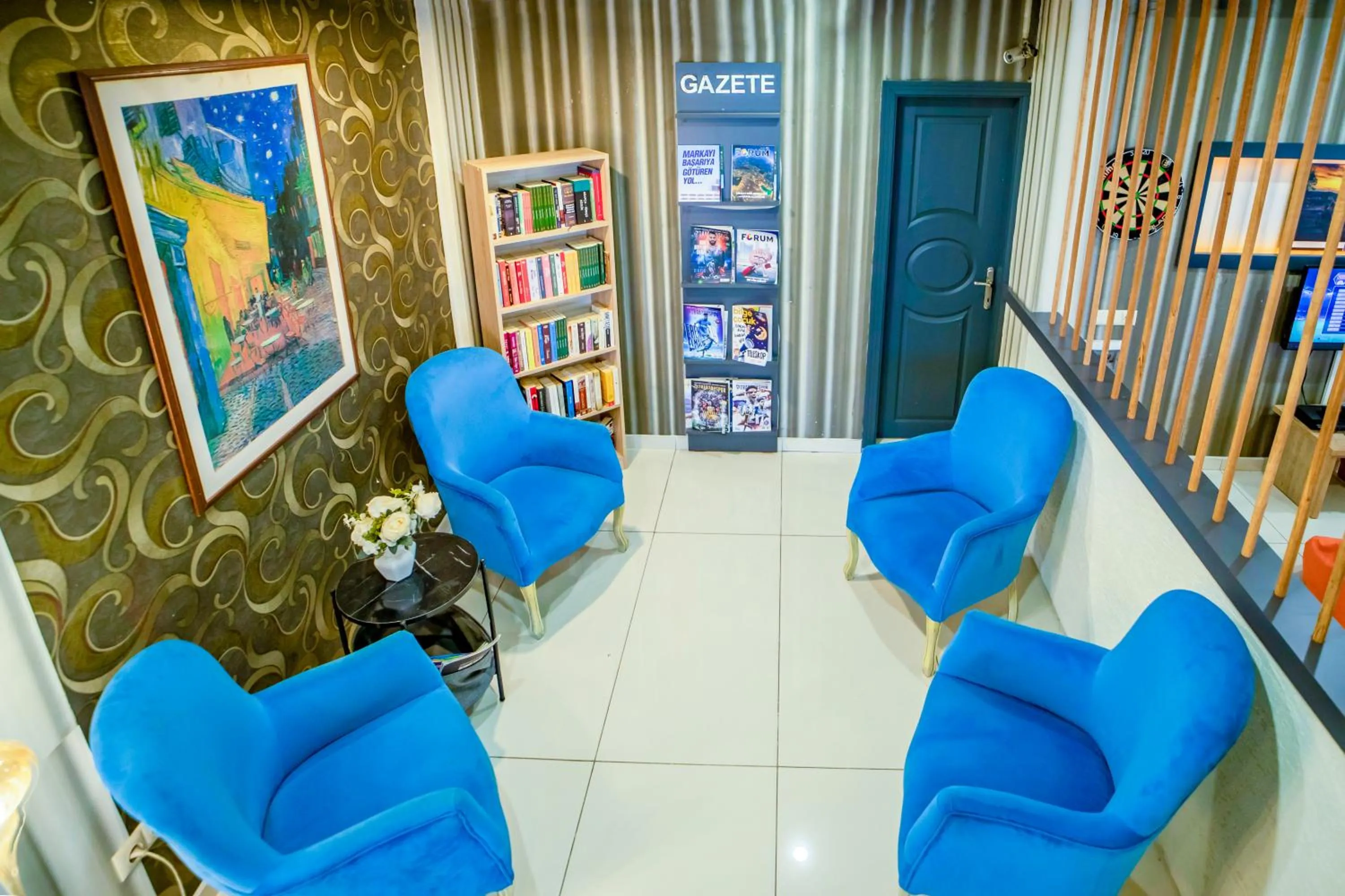 Library in Aksular Hotel