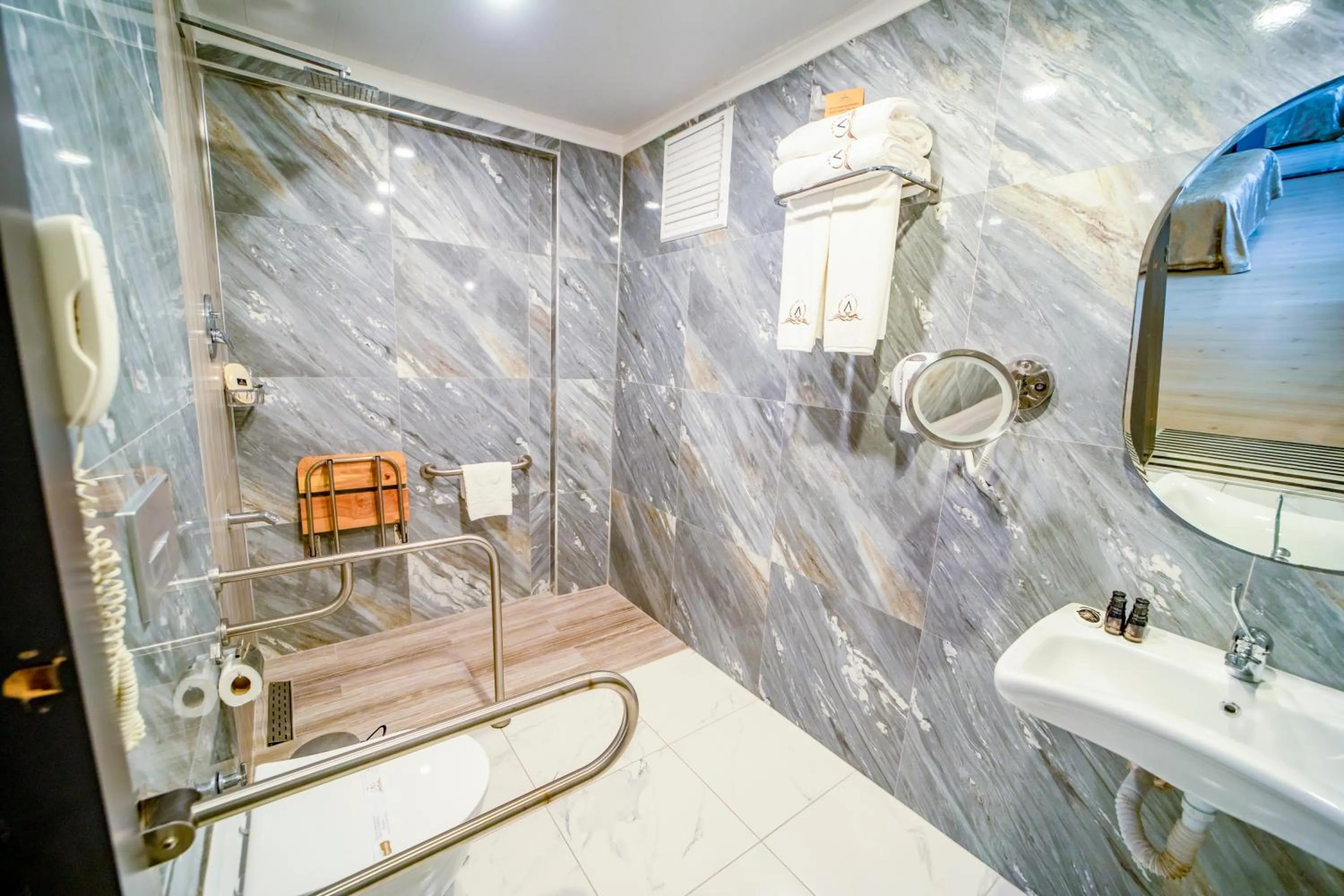 Shower in Aksular Hotel