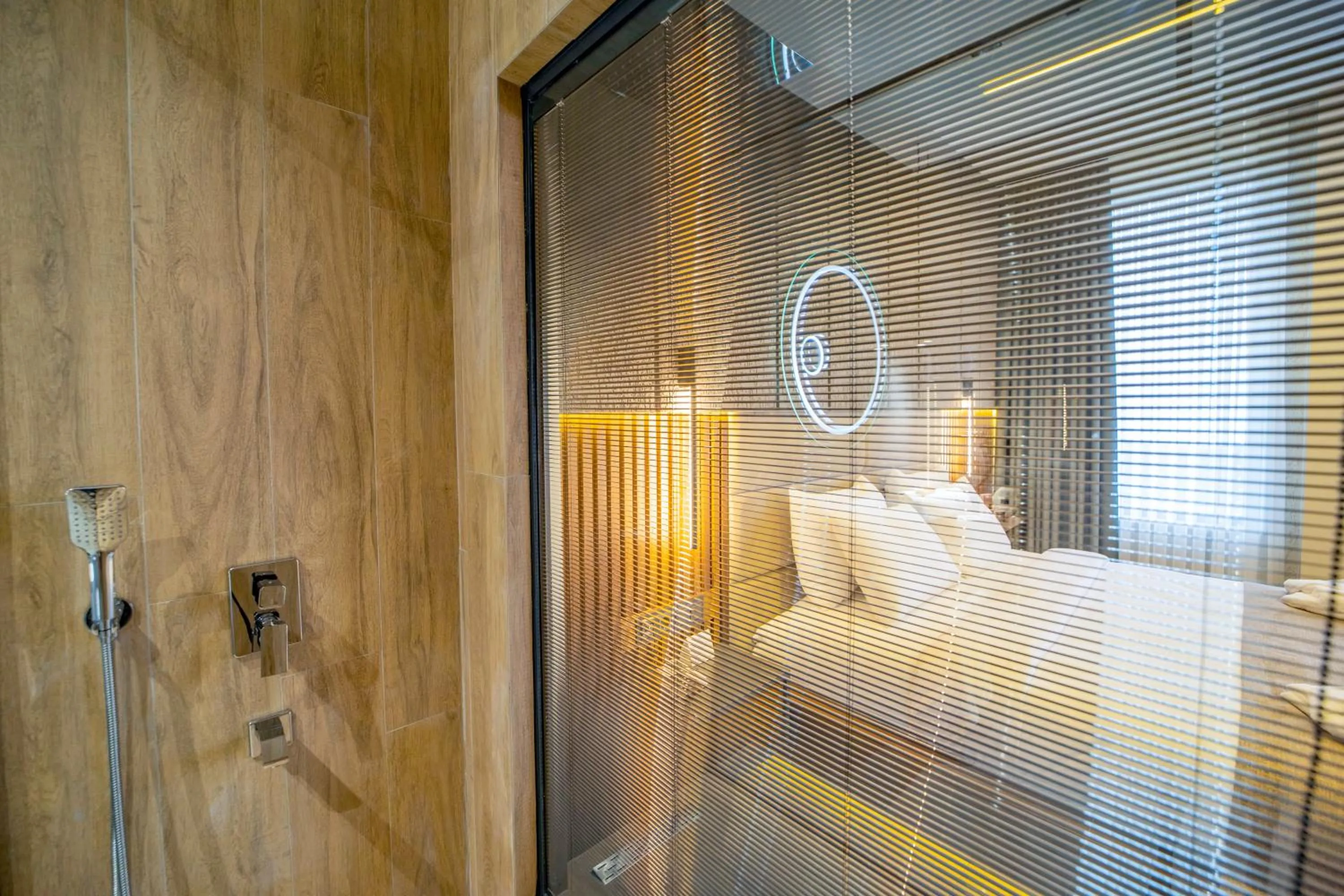 Shower, Bed in Aksular Hotel