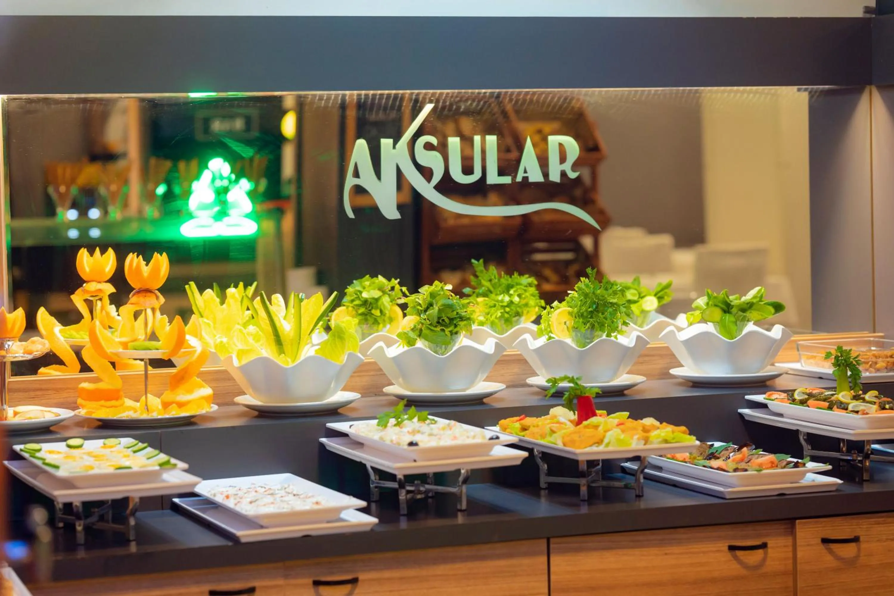 Food and drinks in Aksular Hotel