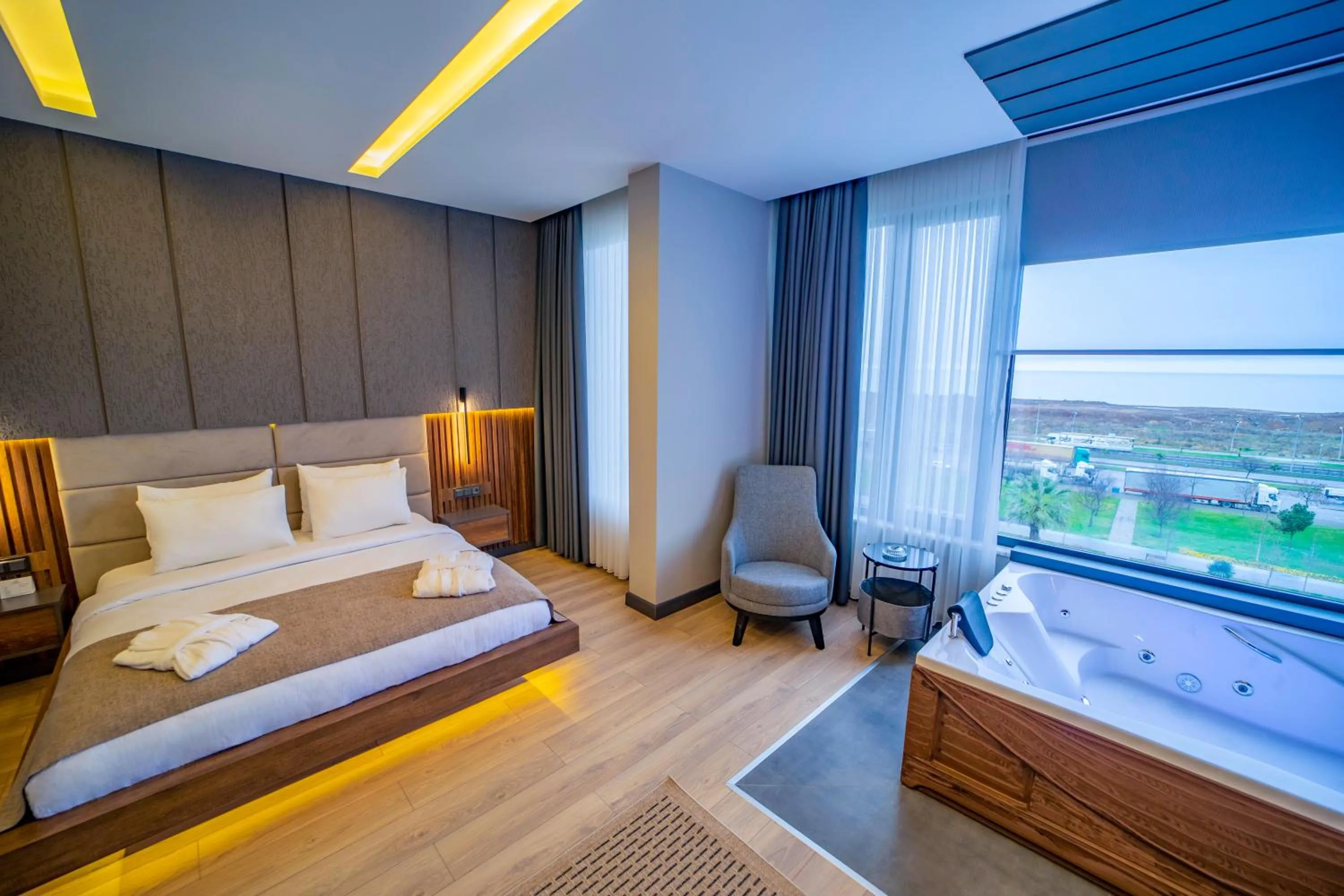 Natural landscape, Bed in Aksular Hotel