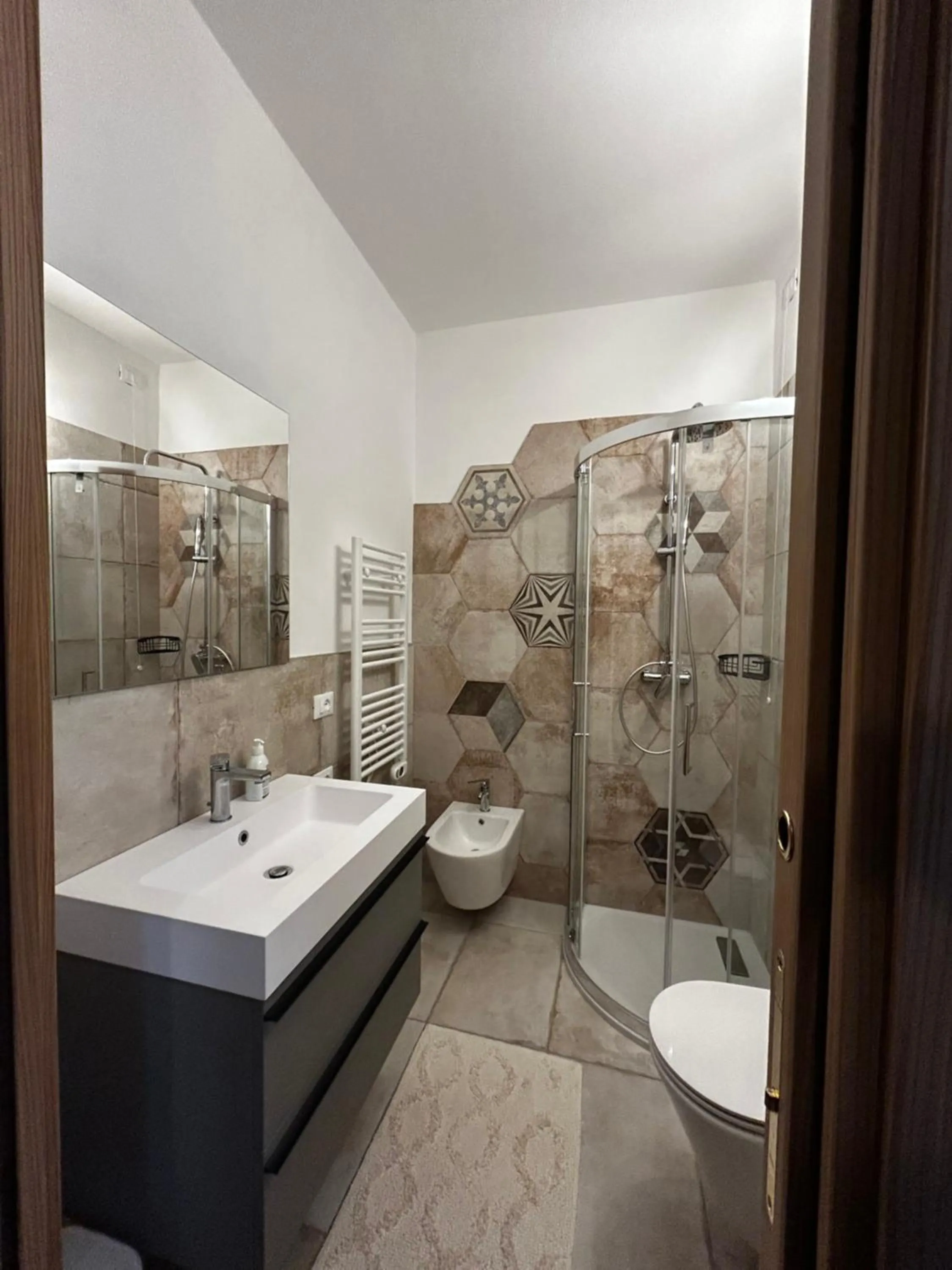 Bathroom in B&B Casa del Conte