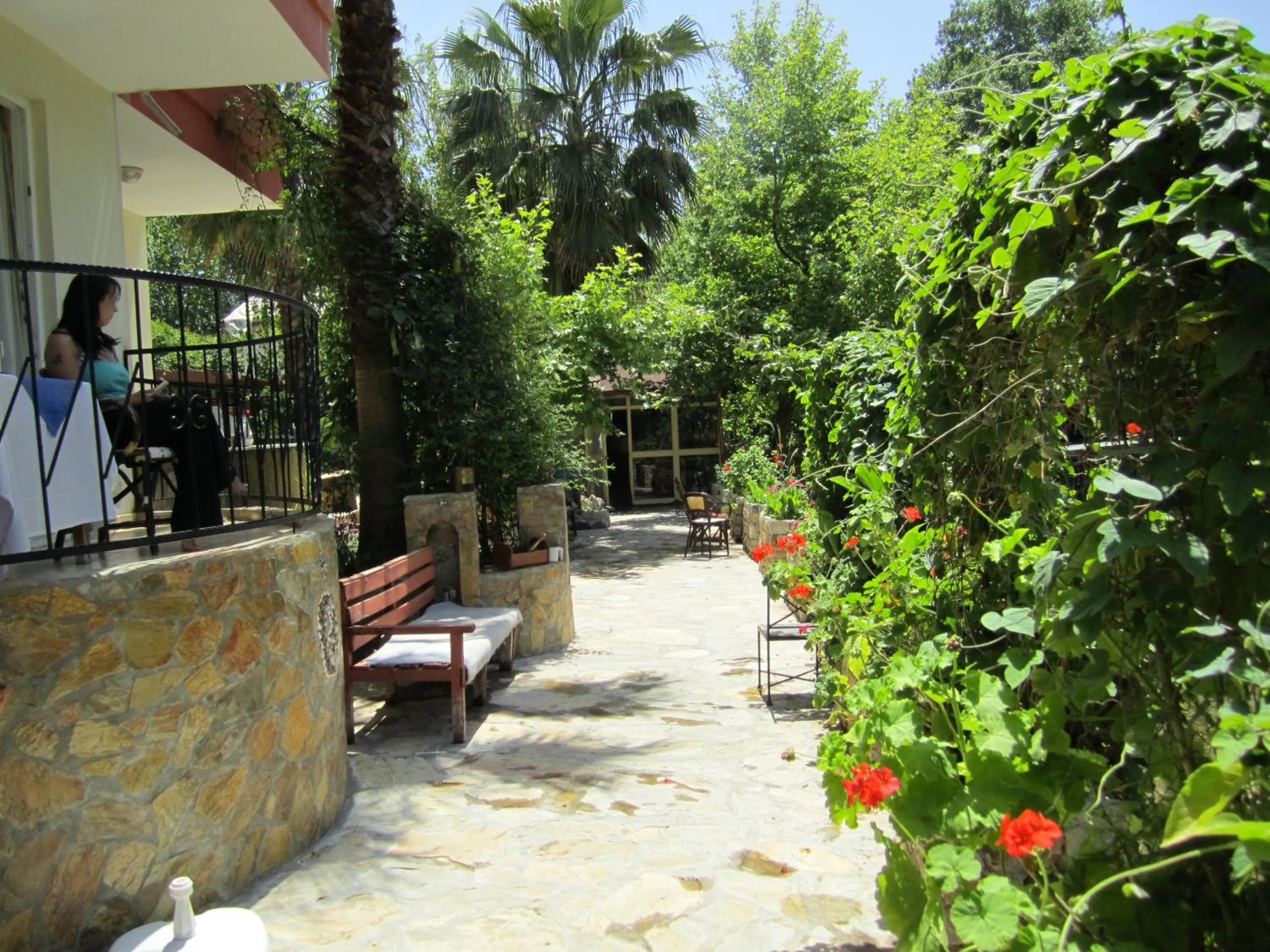 Patio in Arikanda River Garden Hotel