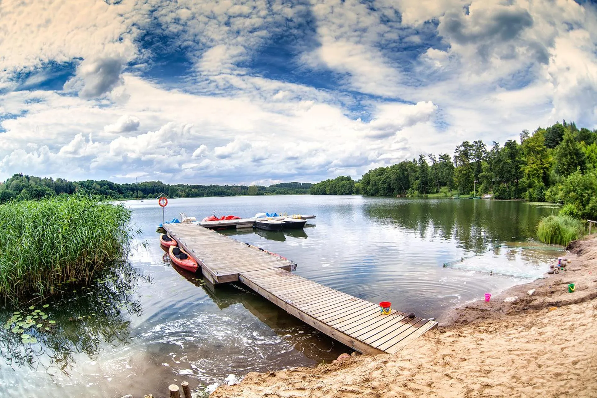 Beach in Hotel Dworek Wapionka