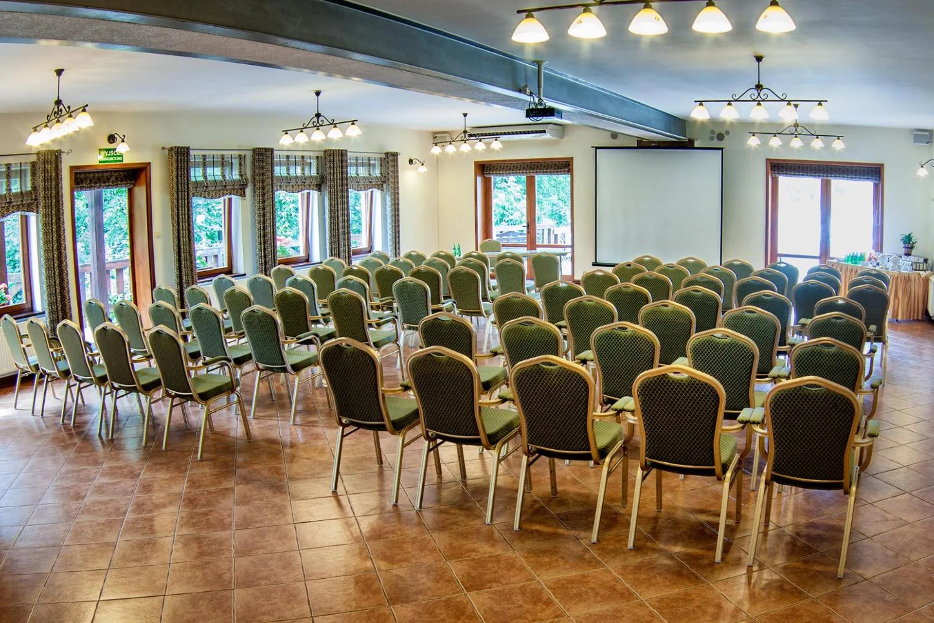 Meeting/conference room in Hotel Dworek Wapionka