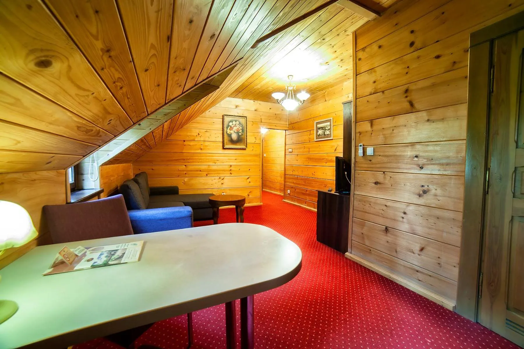 Living room in Hotel Dworek Wapionka