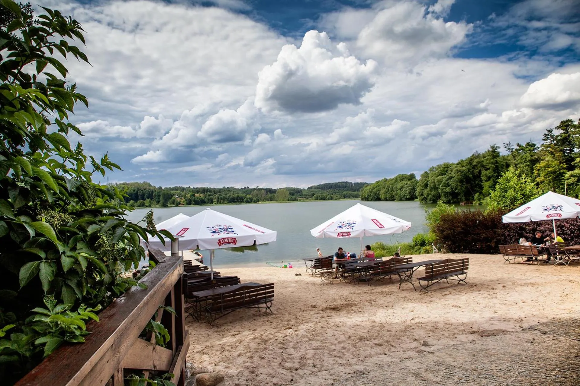 Beach in Hotel Dworek Wapionka