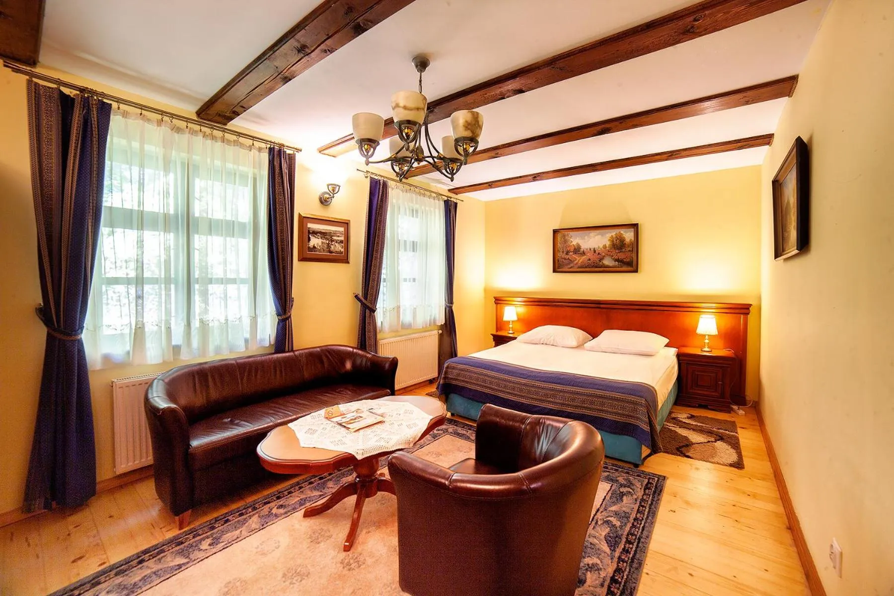 Photo of the whole room, Bed in Hotel Dworek Wapionka