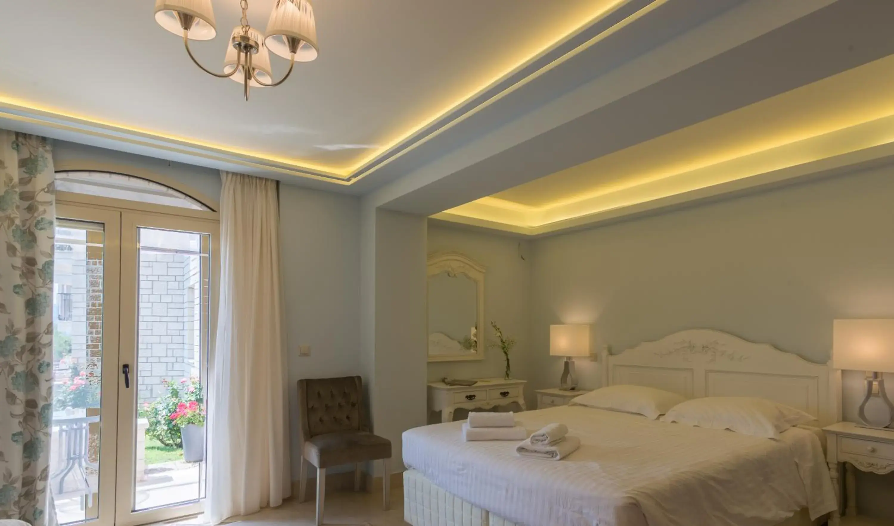 Triple Room with Garden View in Anemolia Resort and Spa Triple Room with Garden View in Anemolia Resort and Spa