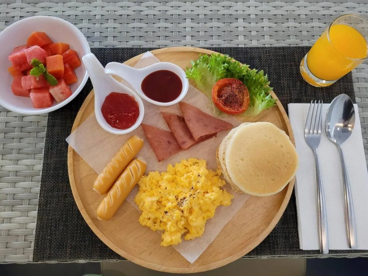 Breakfast in Hotel Clover Patong Phuket - SHA Plus
