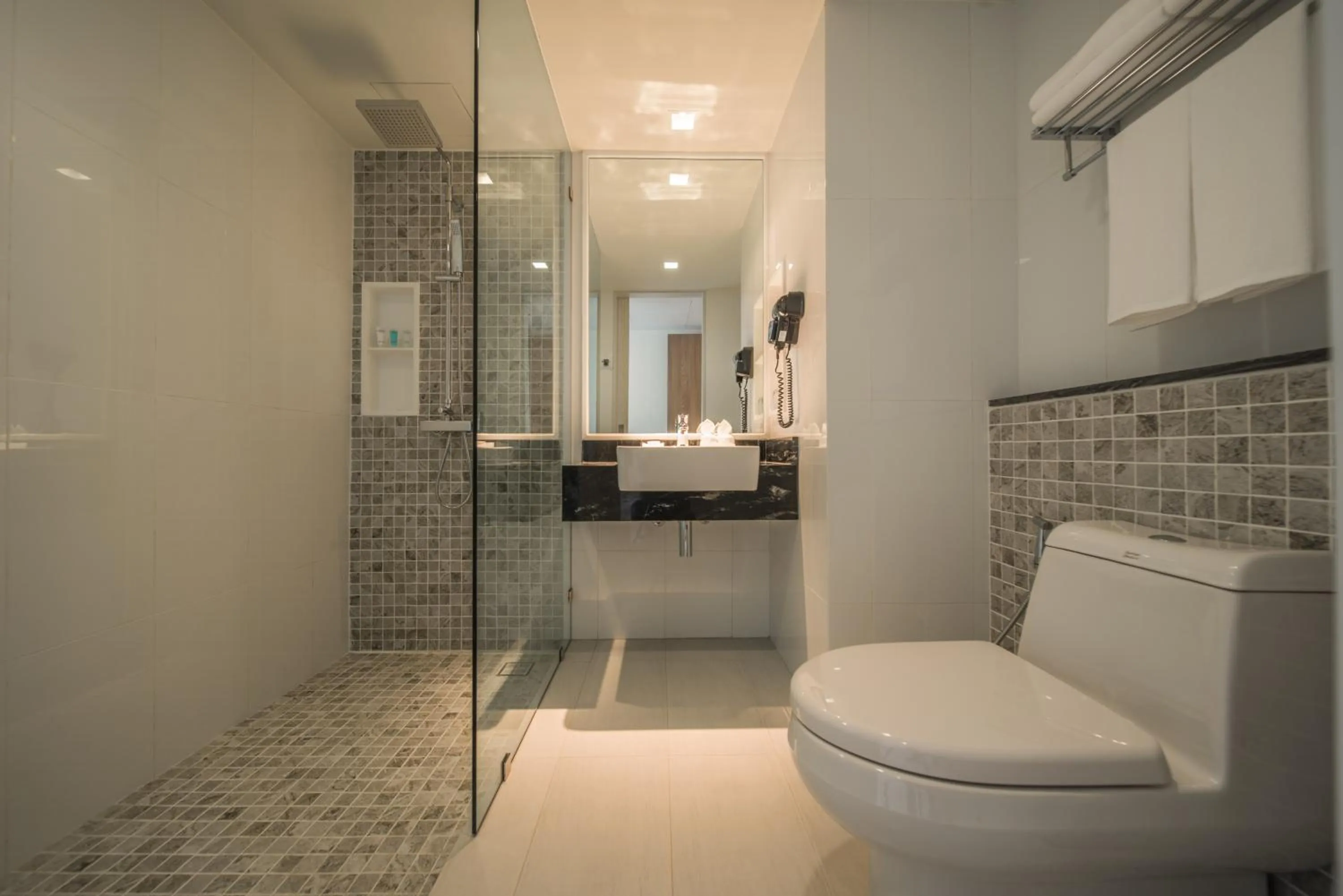 Bathroom in Hotel Clover Patong Phuket - SHA Plus