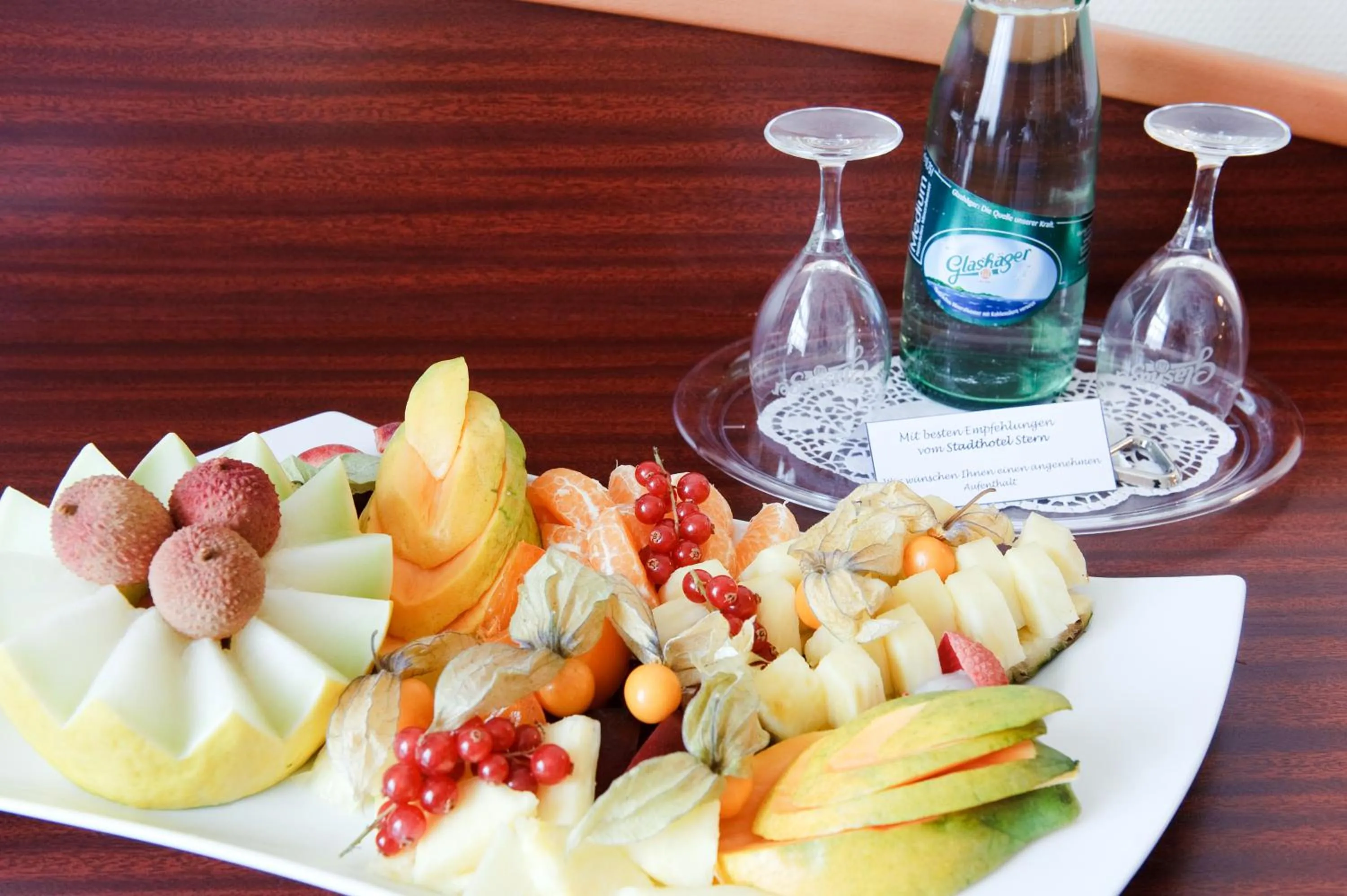 Food and drinks in Stadthotel Stern