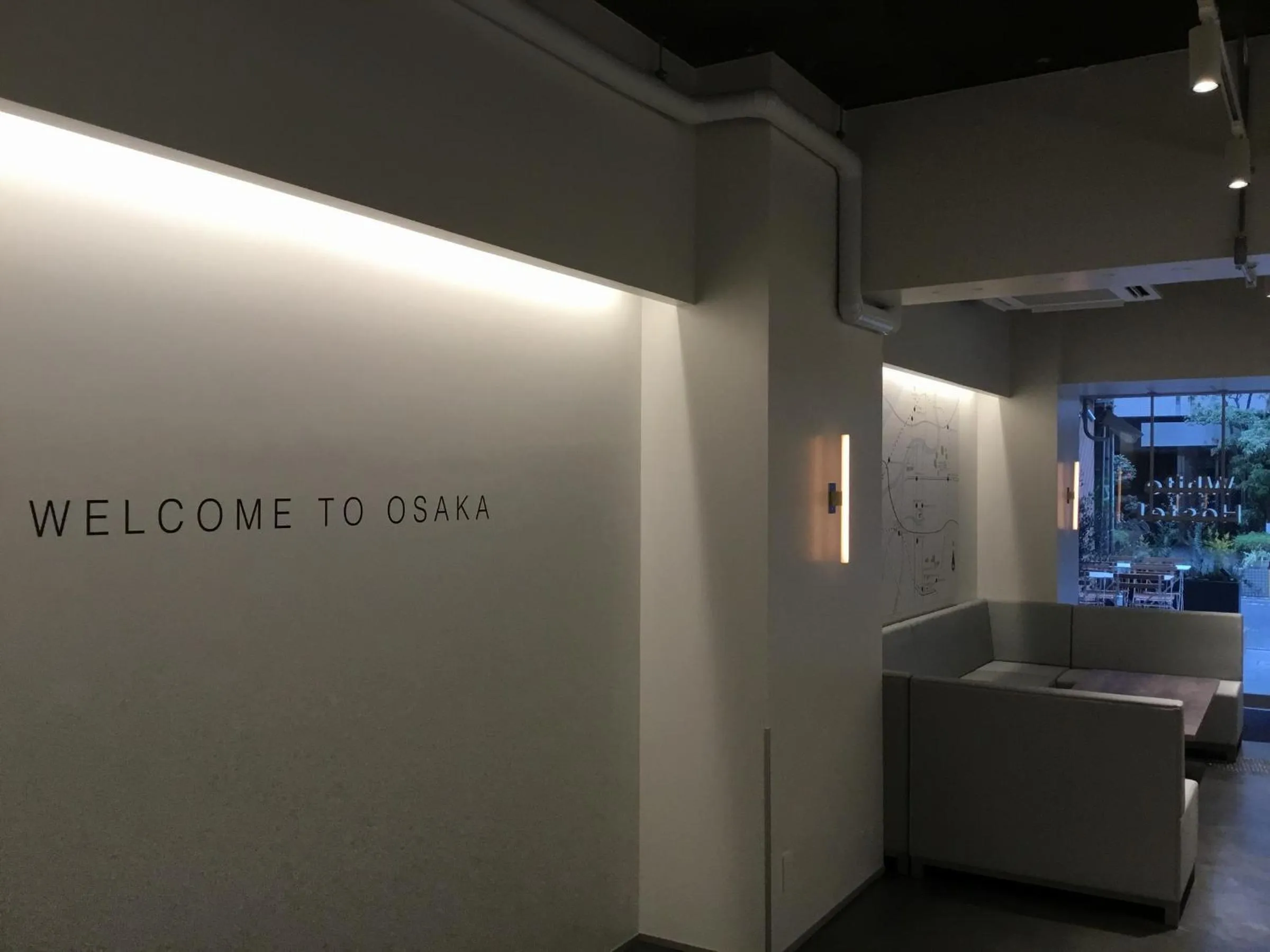 Lobby or reception in White Hostel Shinsaibashi