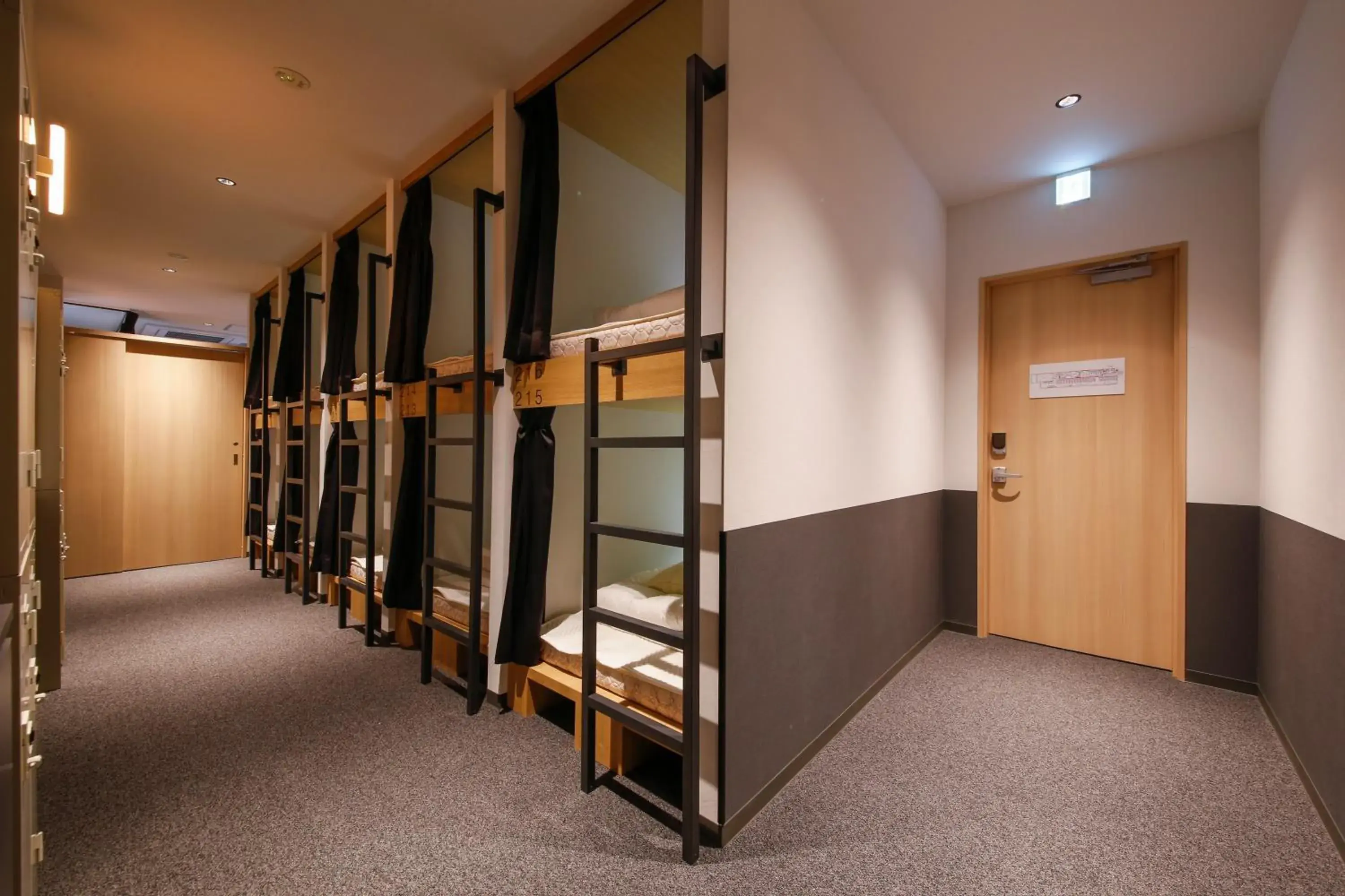 Single Bed in Female Dormitory Room in White Hostel Shinsaibashi Single Bed in Female Dormitory Room in White Hostel Shinsaibashi