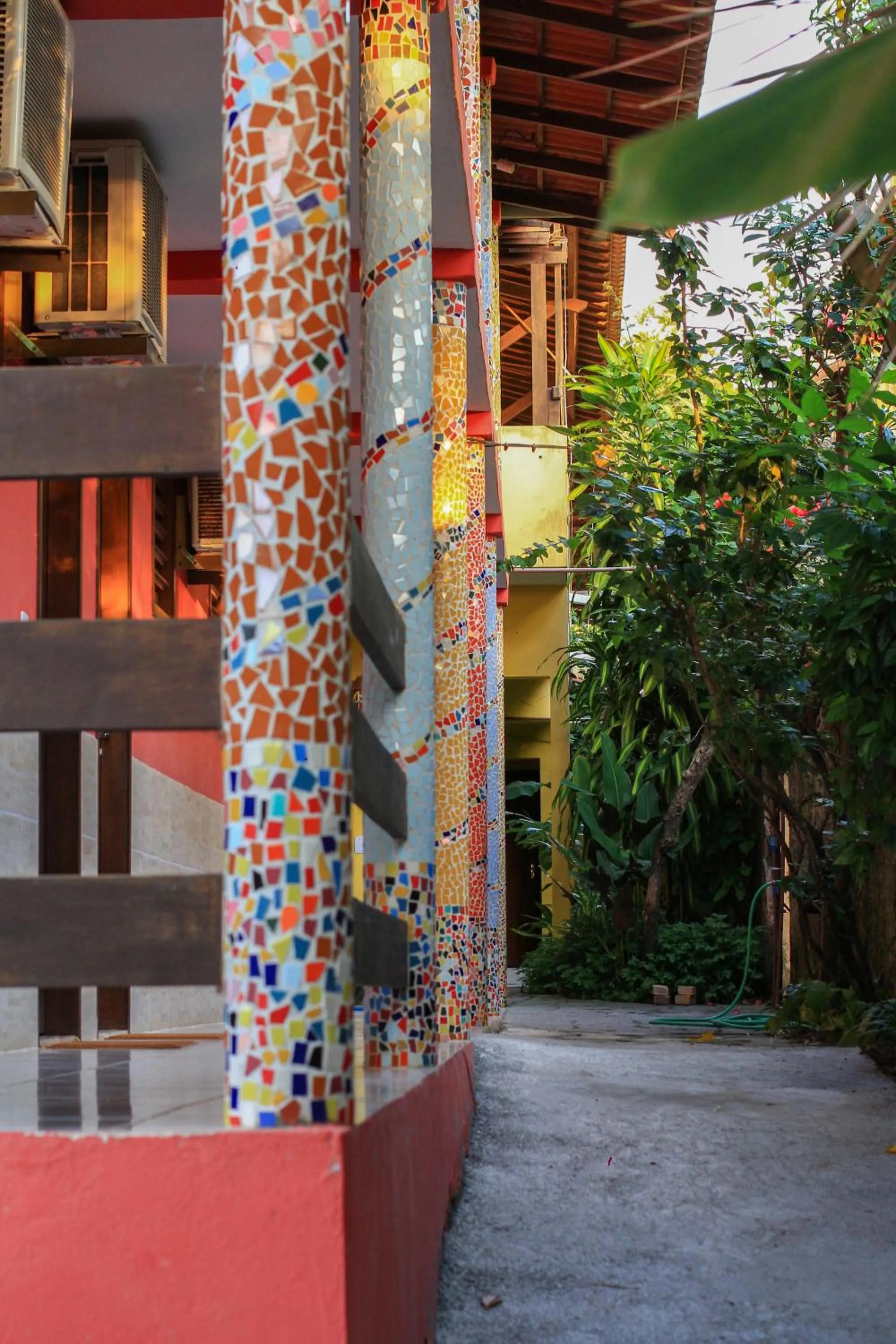 Decorative detail in Catavento da Pipa