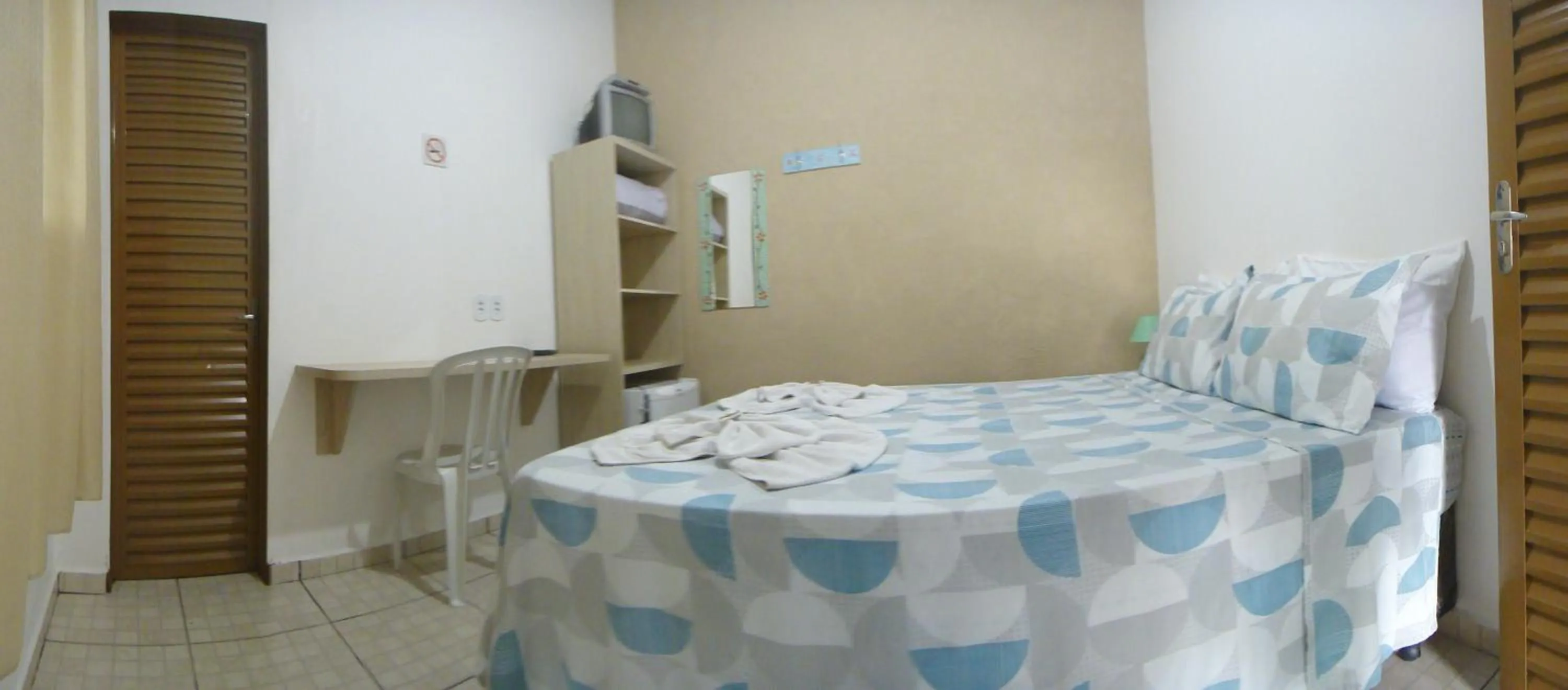 Bed in Pousada Jubaia