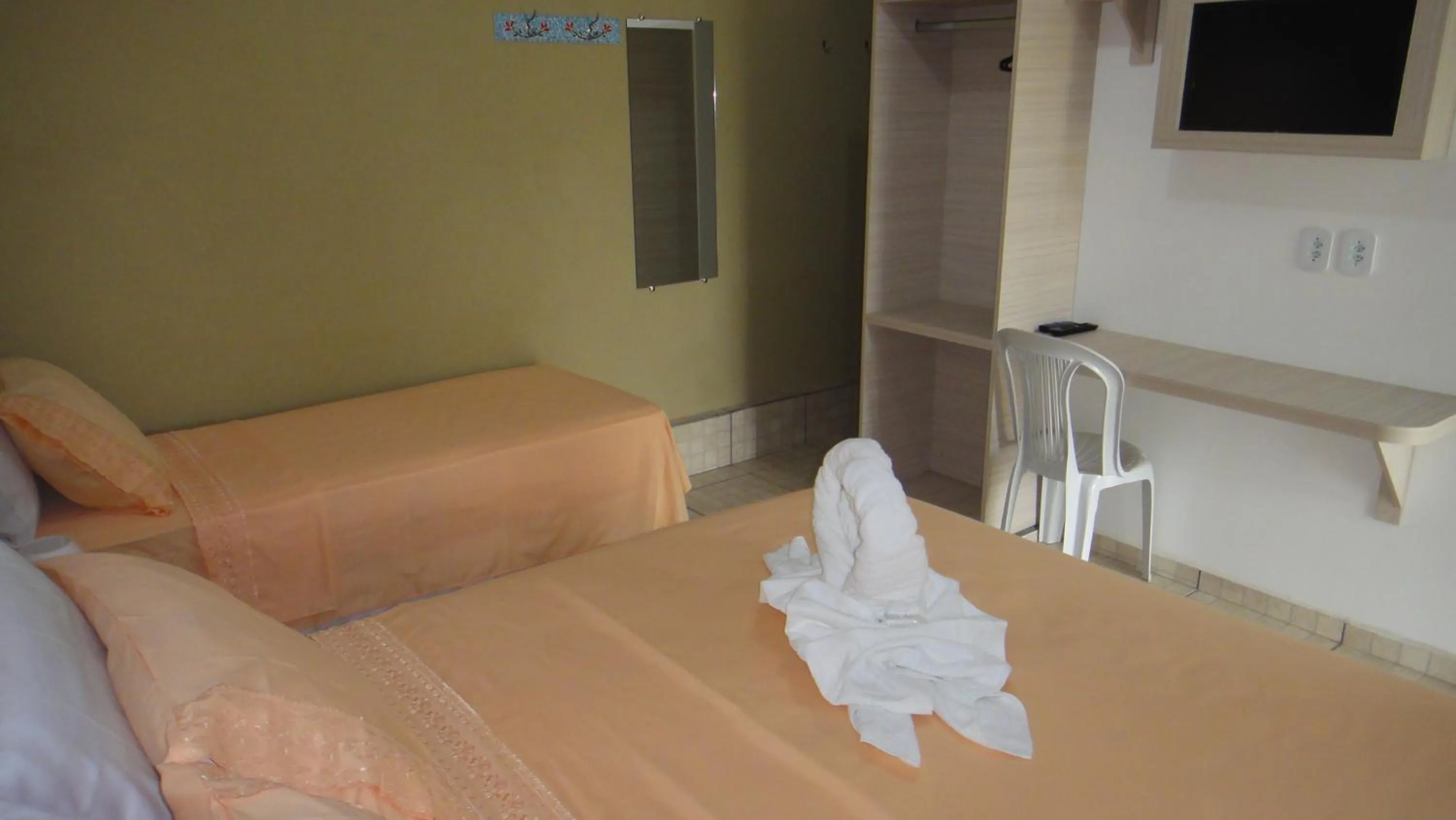 Bedroom, Bed in Pousada Jubaia